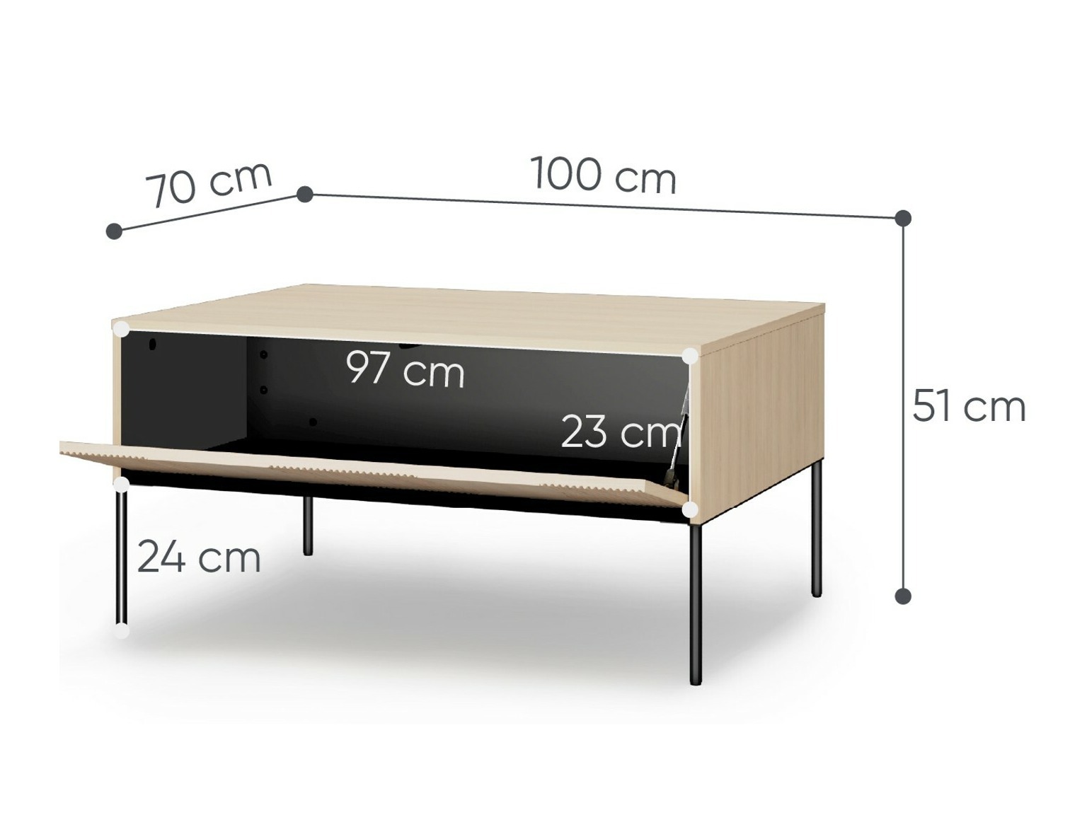 Coffee table Elinolo 105