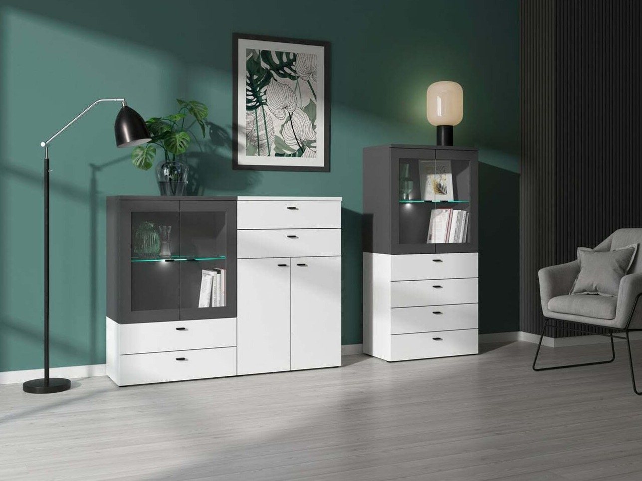 Chest of drawers Merciru 101 (White)