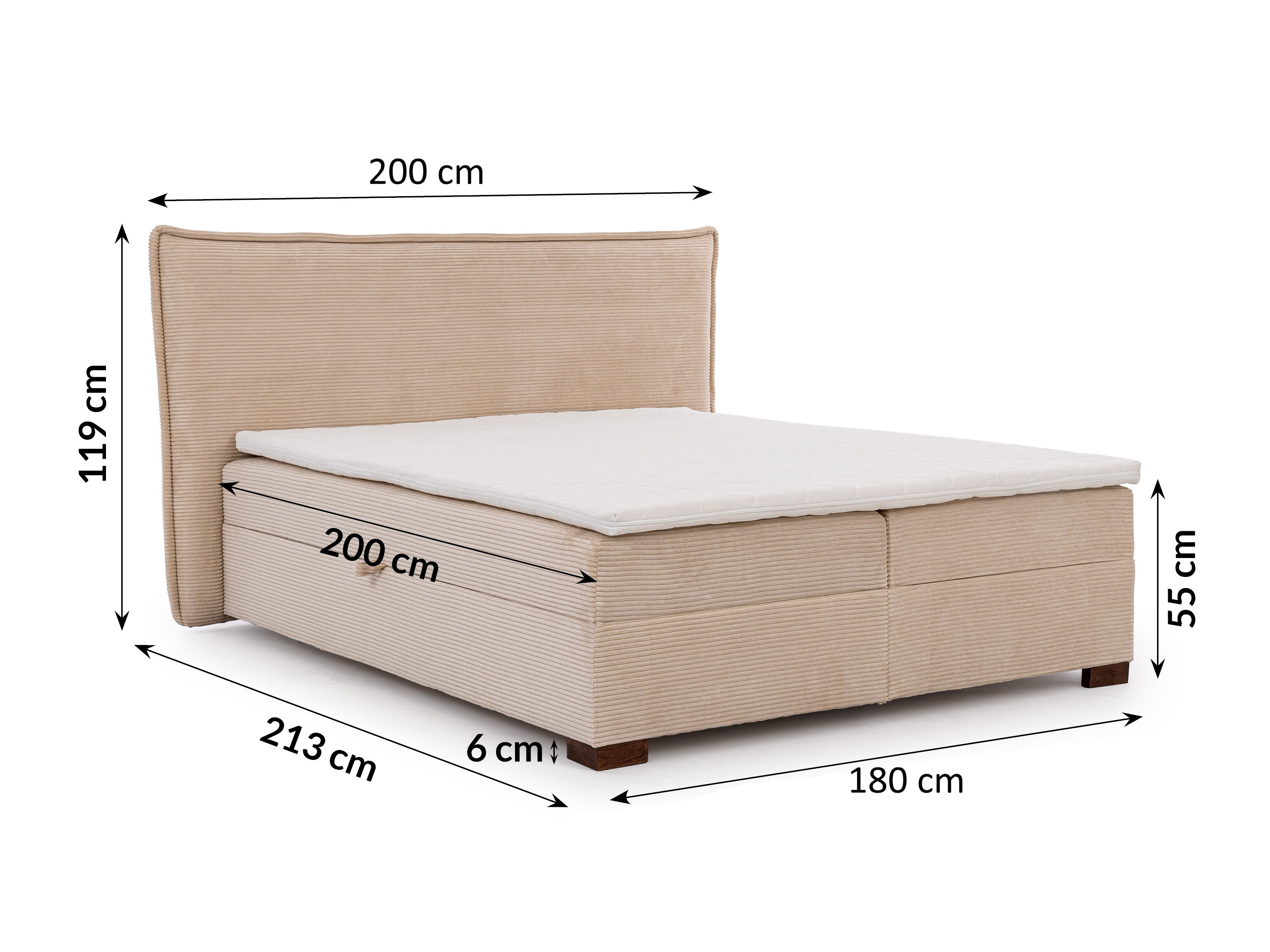 Continental bed Rocklin 135 (Lincoln 03)