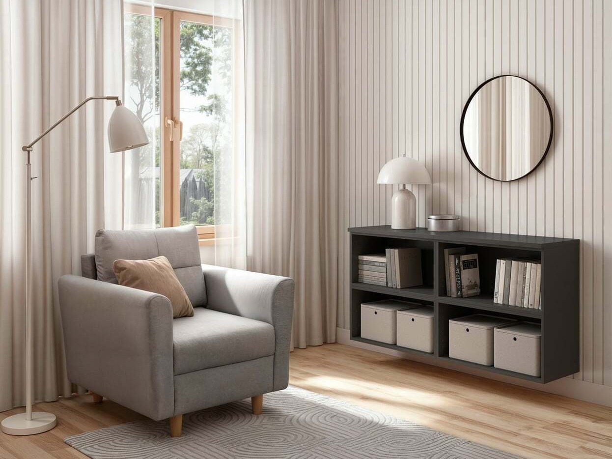 Bookcase Merciru 106 (Graphite)