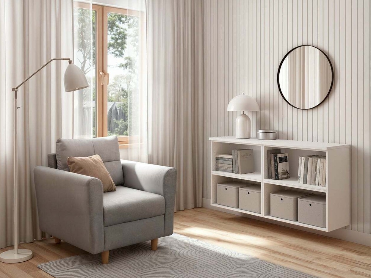 Bookcase Merciru 106 (White)