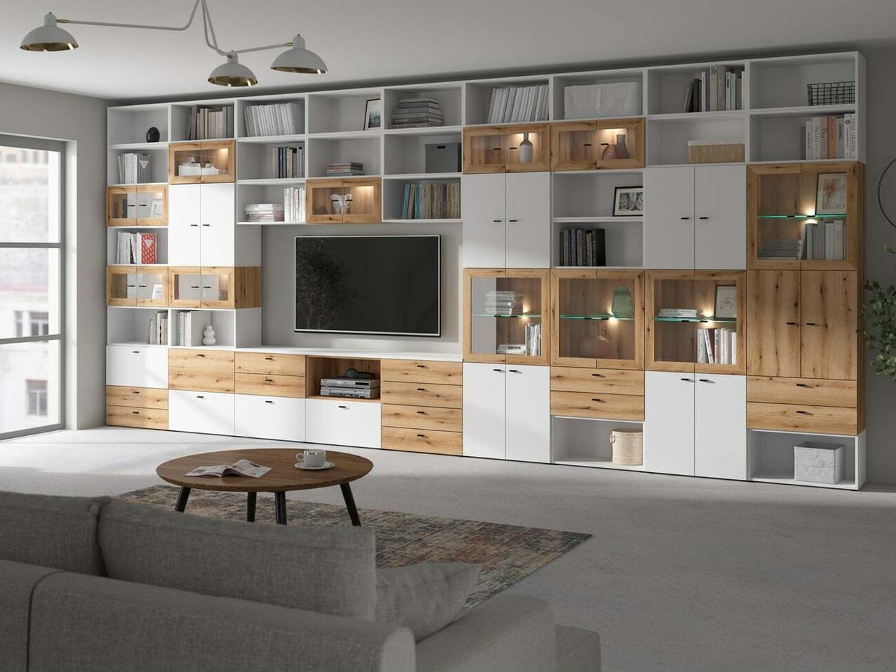 Bookcase Merciru 106 (White)