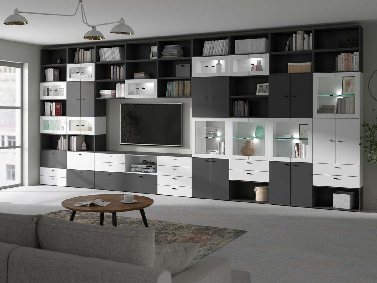 Bookcase Merciru 107 (White)