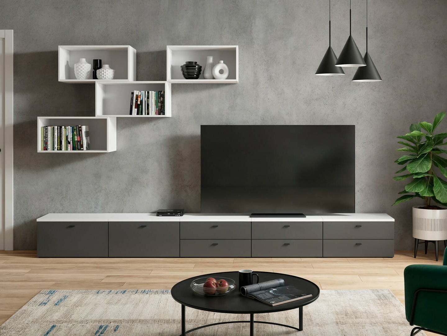 Bookcase Merciru 107 (White)