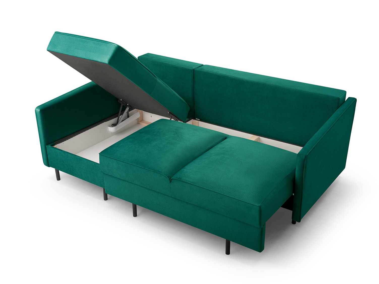 Corner sofa Lufkin 164 (Monolith 37)