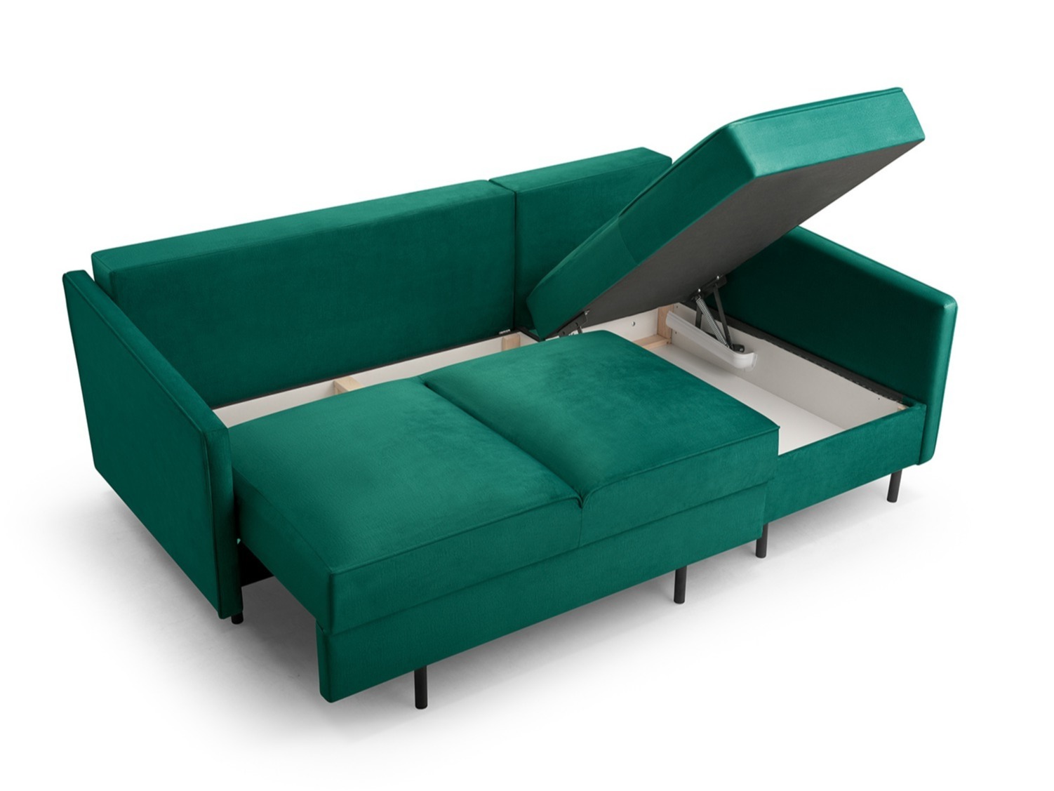 Corner sofa Lufkin 164 (Monolith 37)