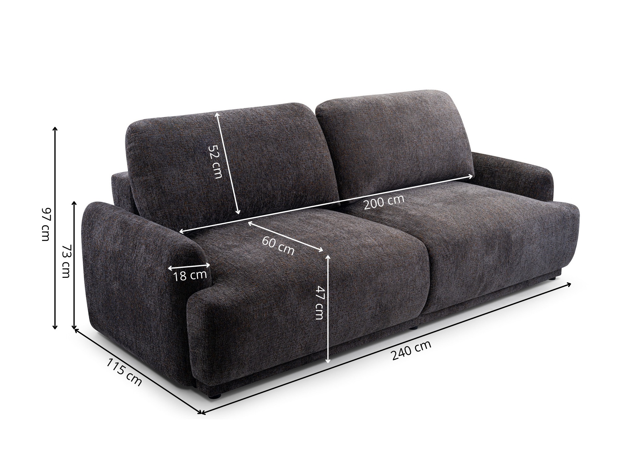 Sofa bed Lufkin 113 (Bello 05)