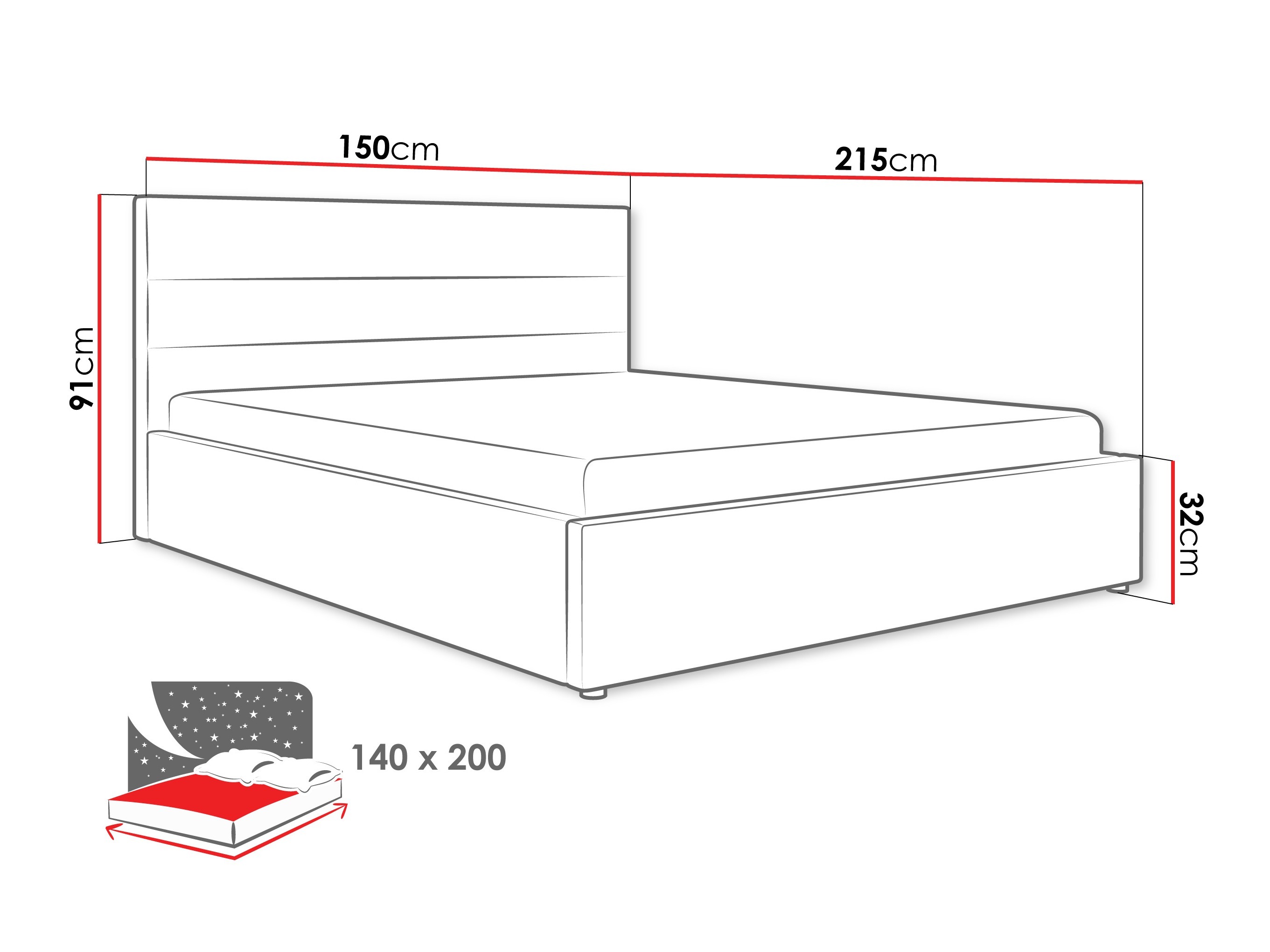 Bed Comfivo 454 (Hlr 19)