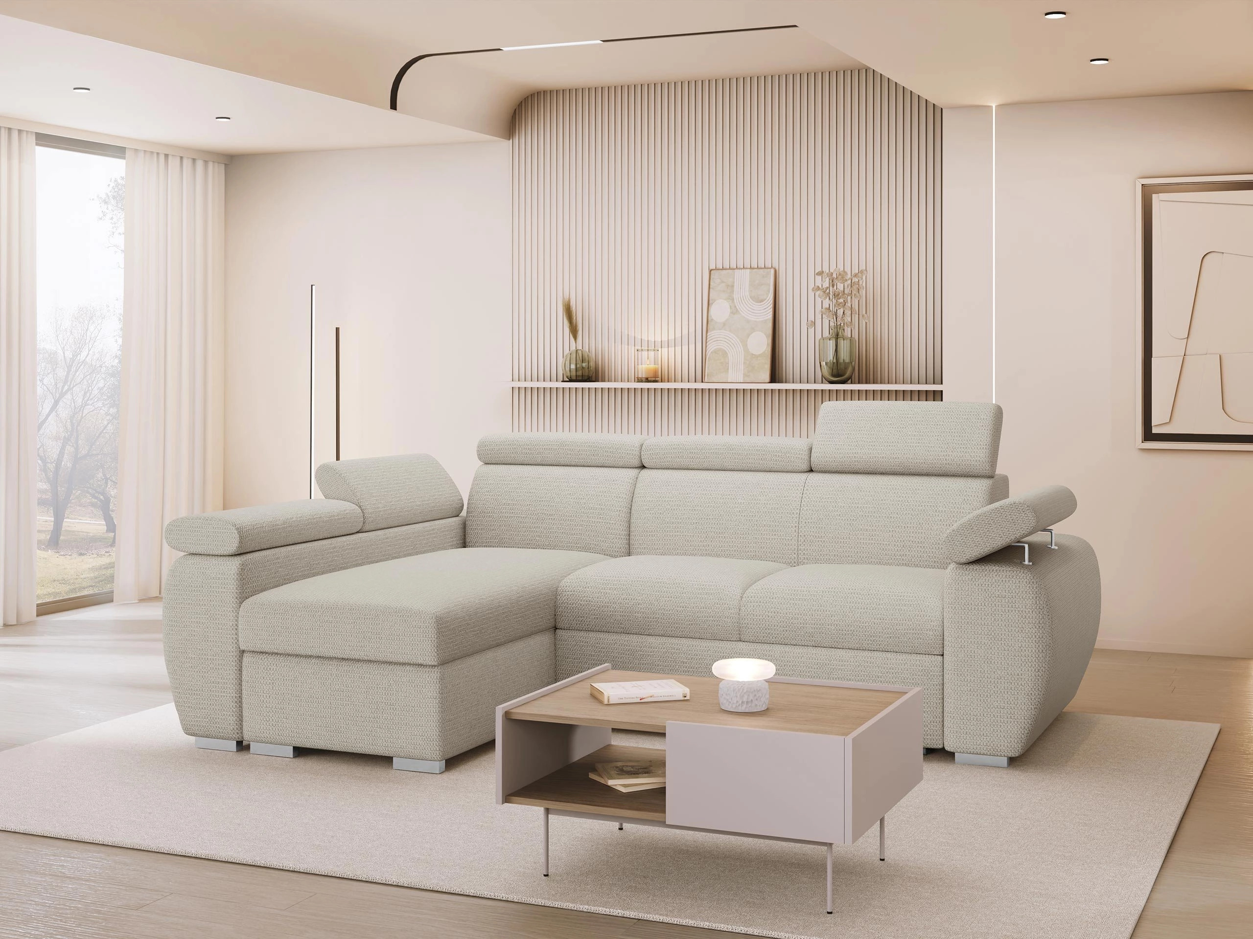 Corner sofa Columbus 132 (Aragon 03)