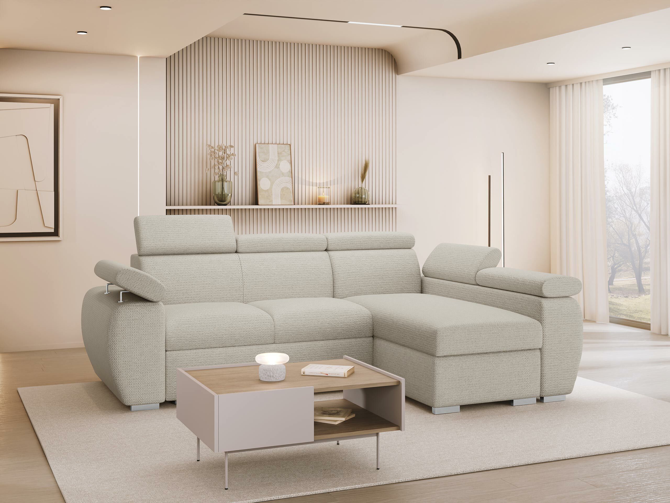 Corner sofa Columbus 132 (Aragon 03)