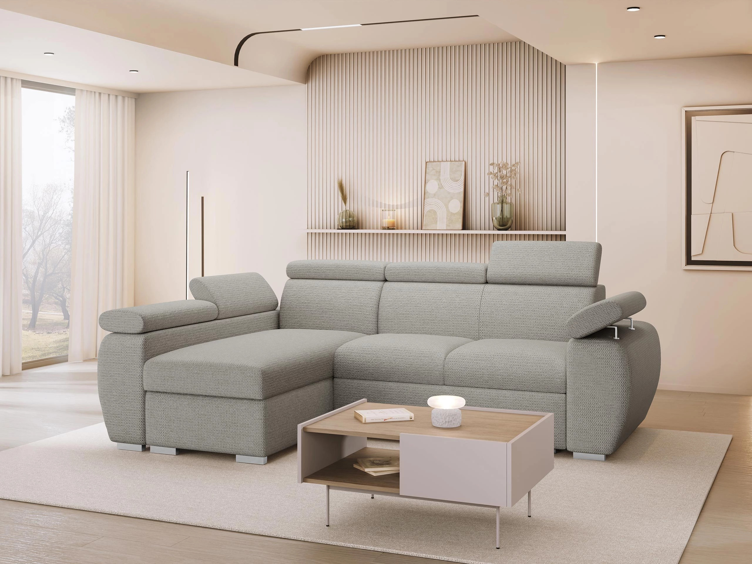 Corner sofa Columbus 132 (Aragon 80)