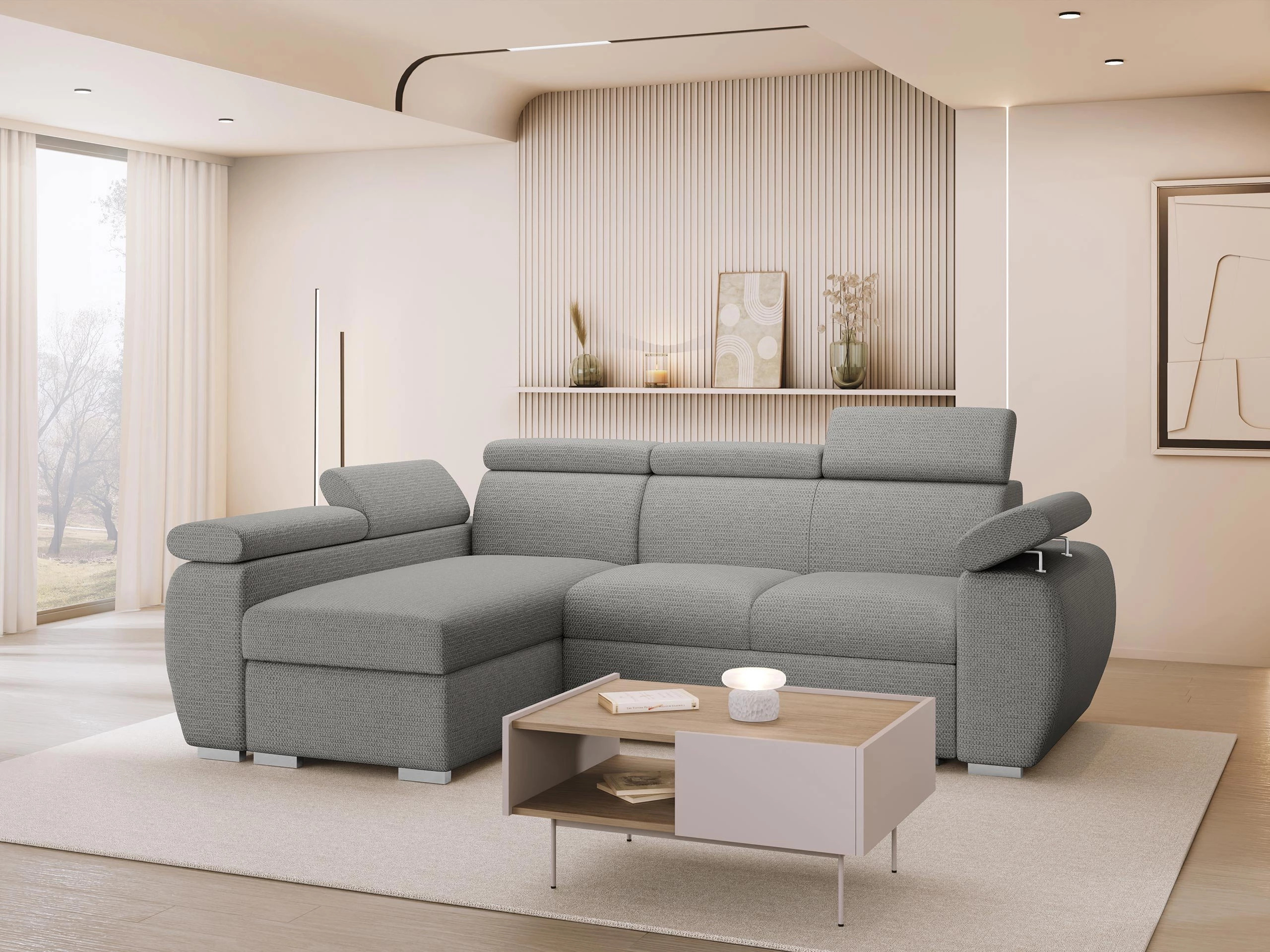 Corner sofa Columbus 132 (Aragon 90)