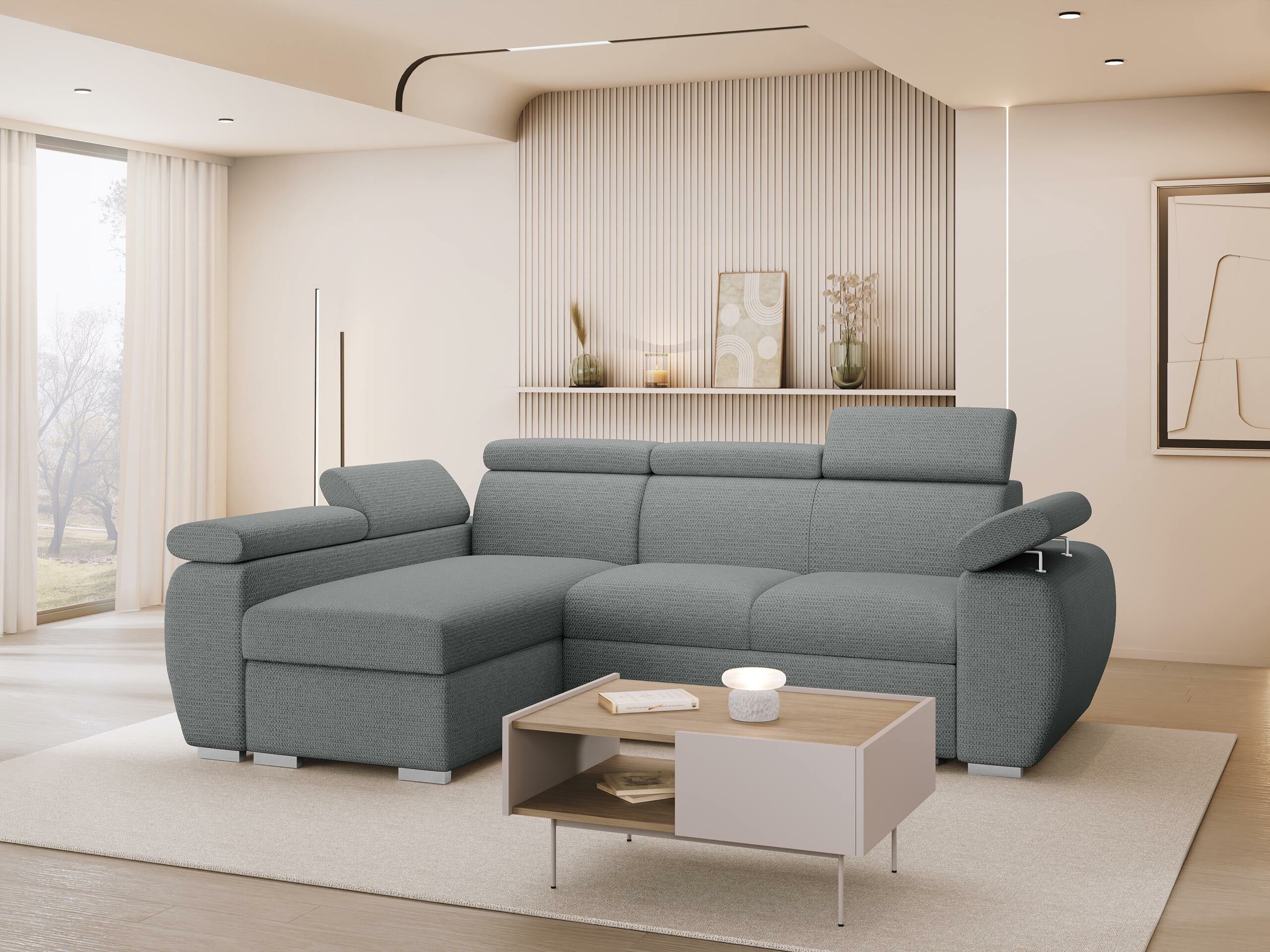 Corner sofa Columbus 132 (Aragon 93)