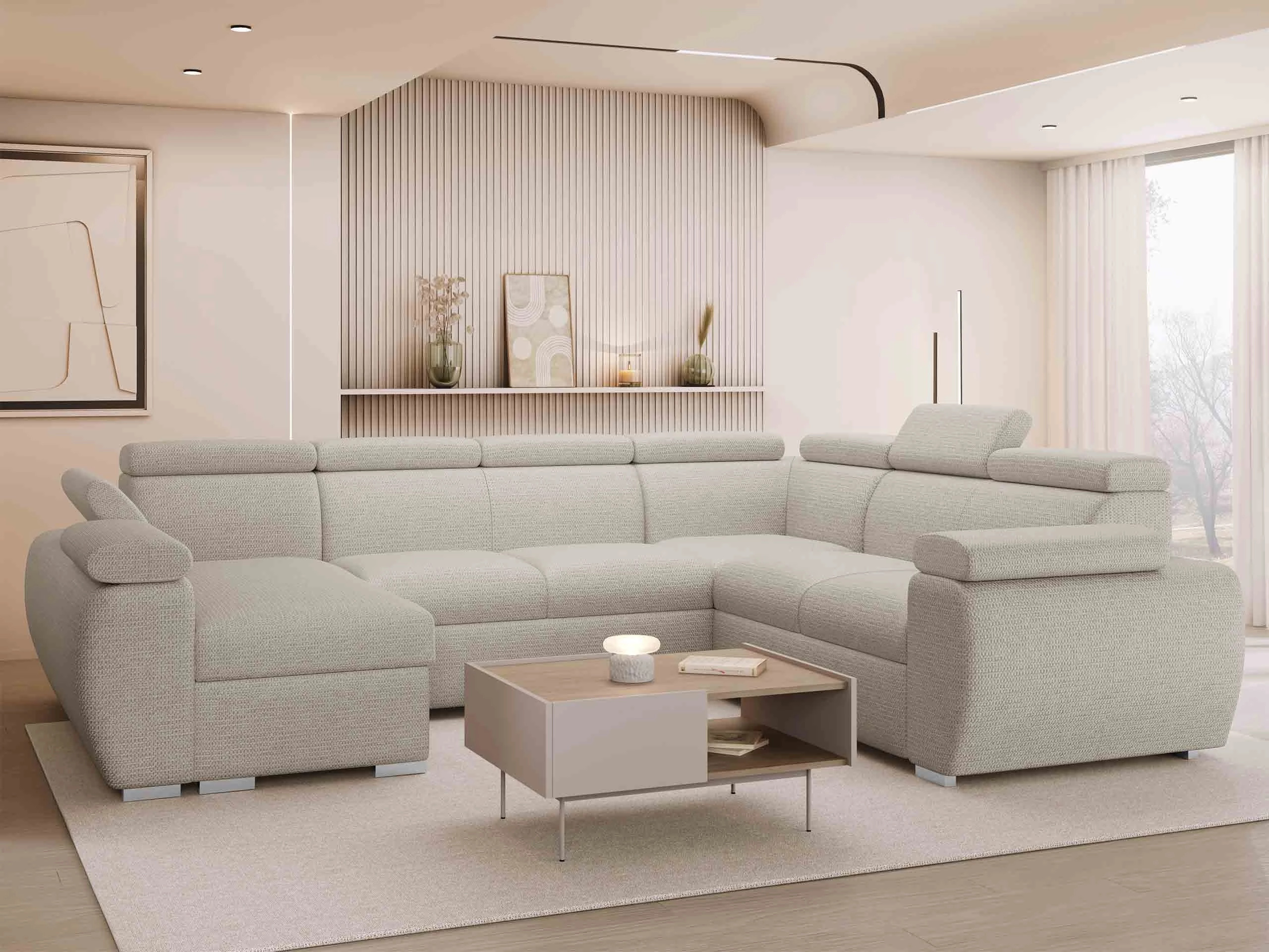 Corner sofa Columbus 214 (Aragon 03)