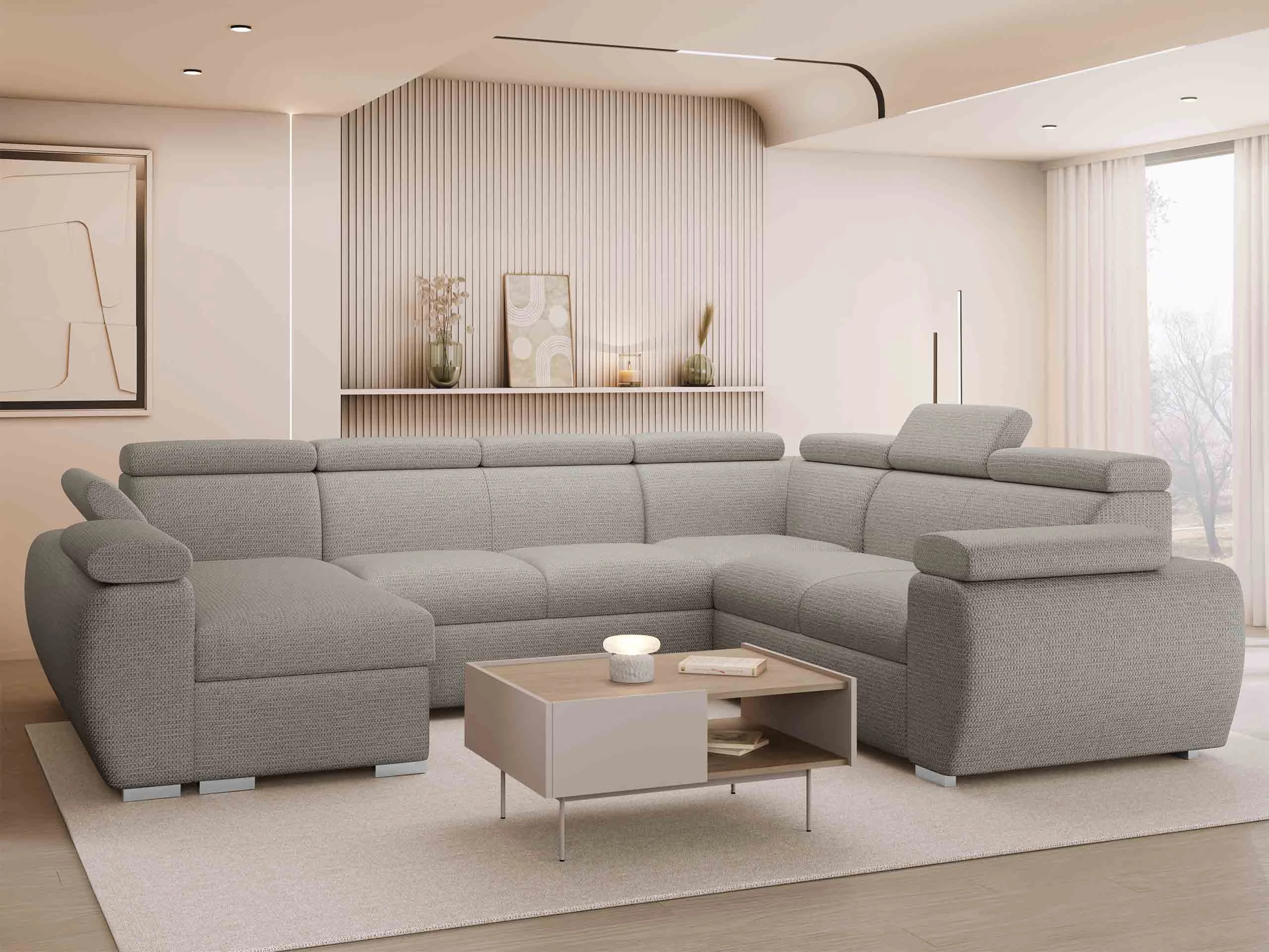 Corner sofa Columbus 214 (Aragon 80)