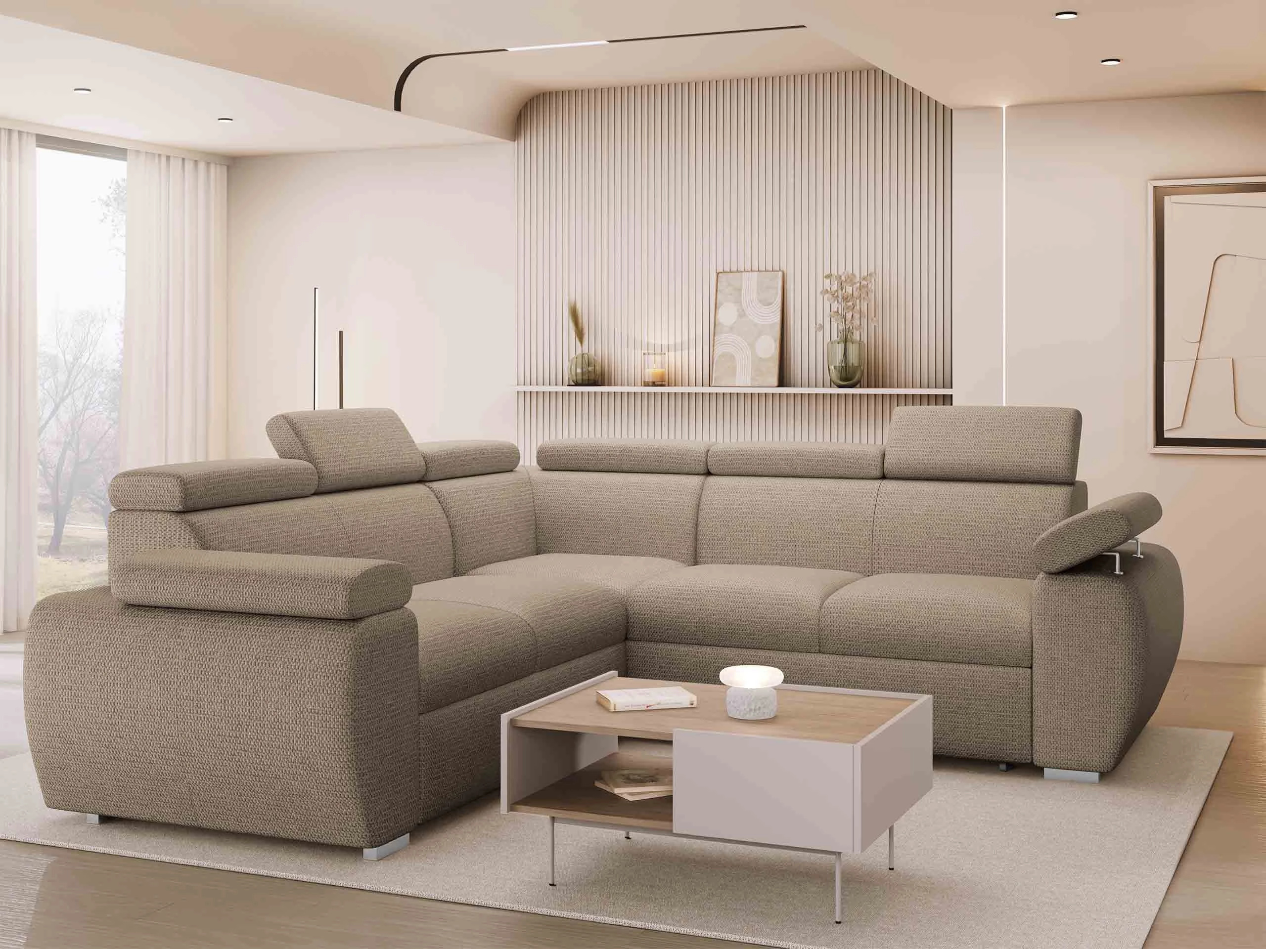 Corner sofa Columbus 215 (Aragon 14)