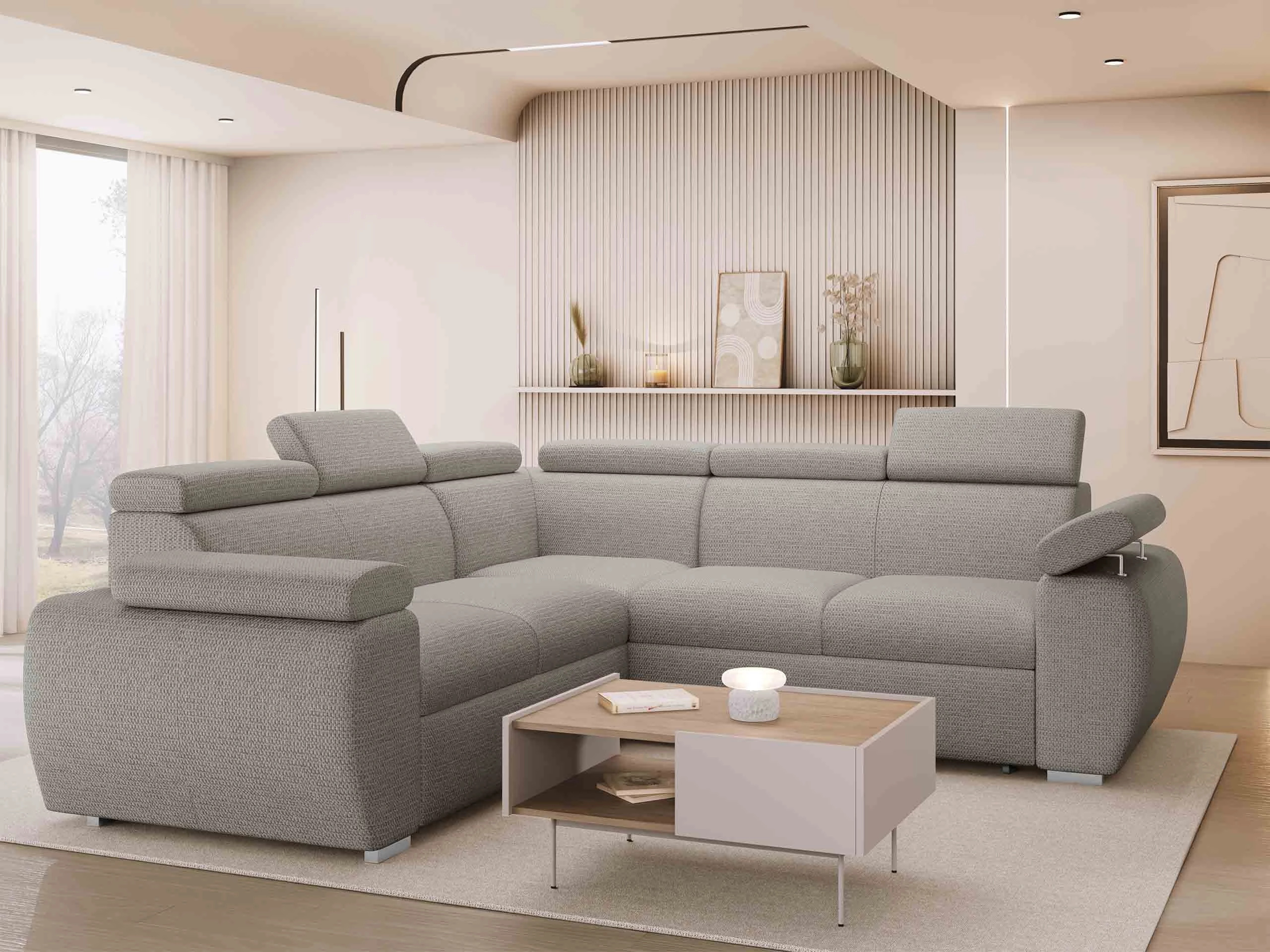 Corner sofa Columbus 215 (Aragon 80)