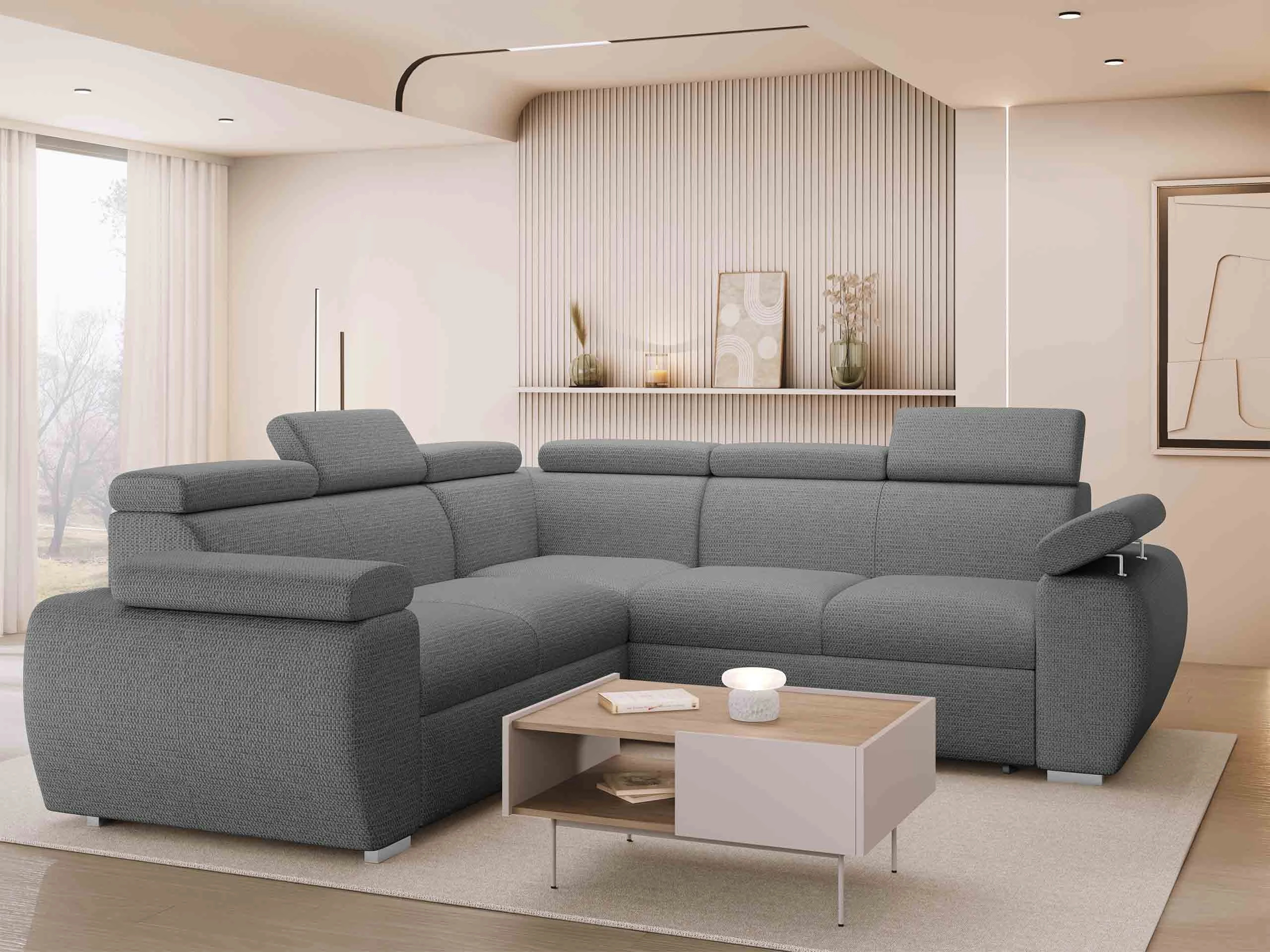 Corner sofa Columbus 215 (Aragon 93)