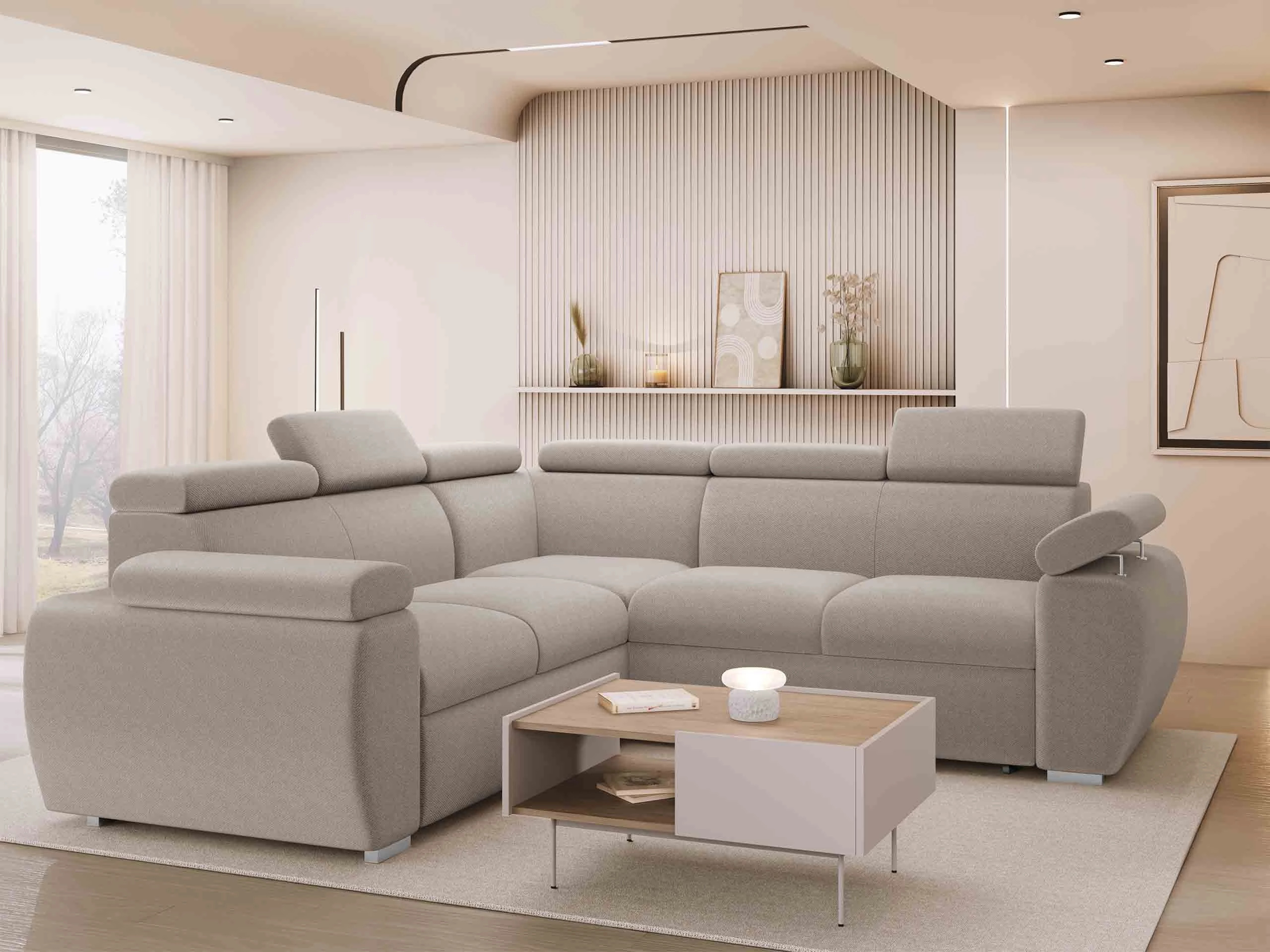 Corner sofa Columbus 215 (Paros 02)