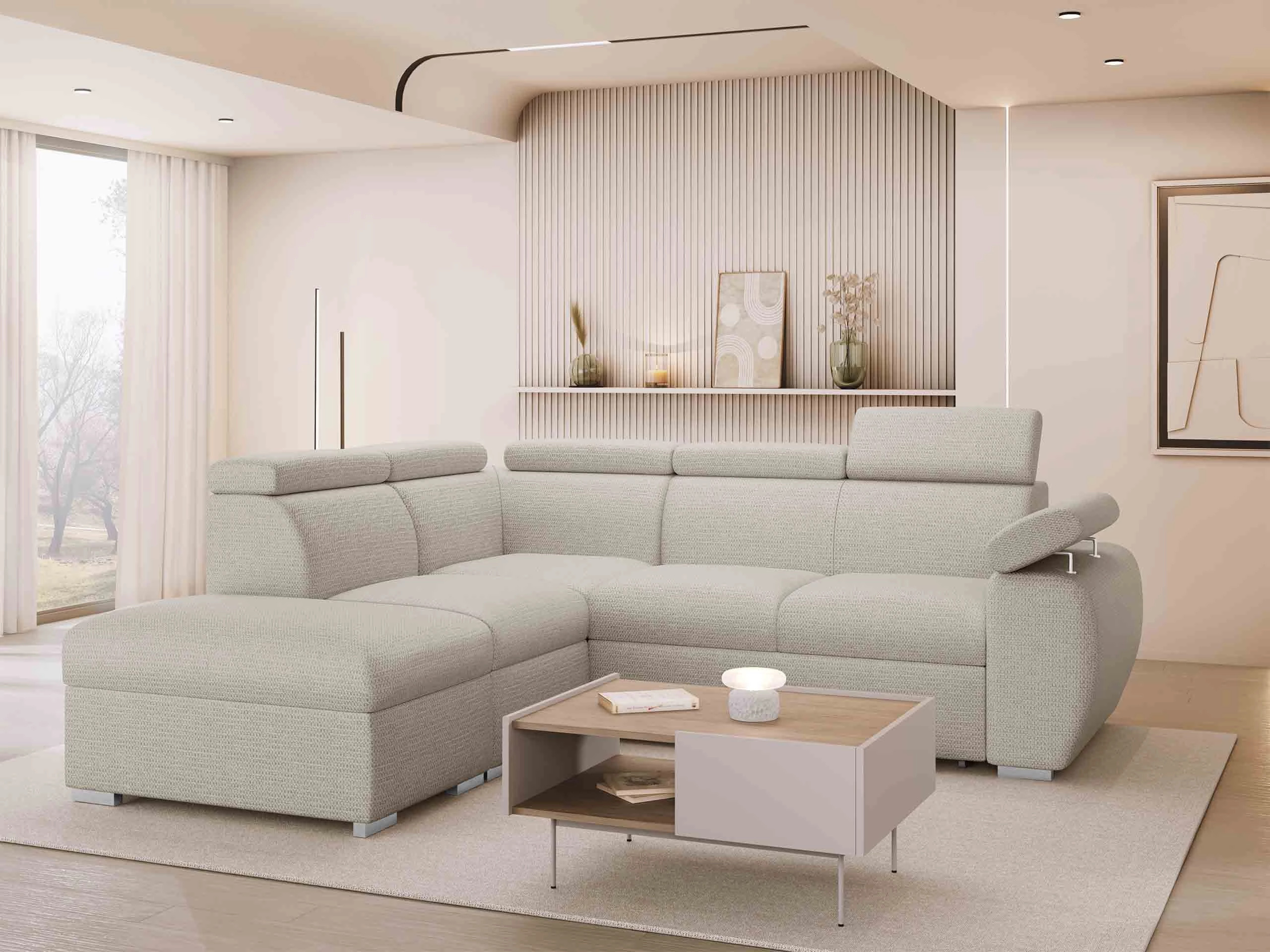 Corner sofa Columbus 228 (Aragon 03)