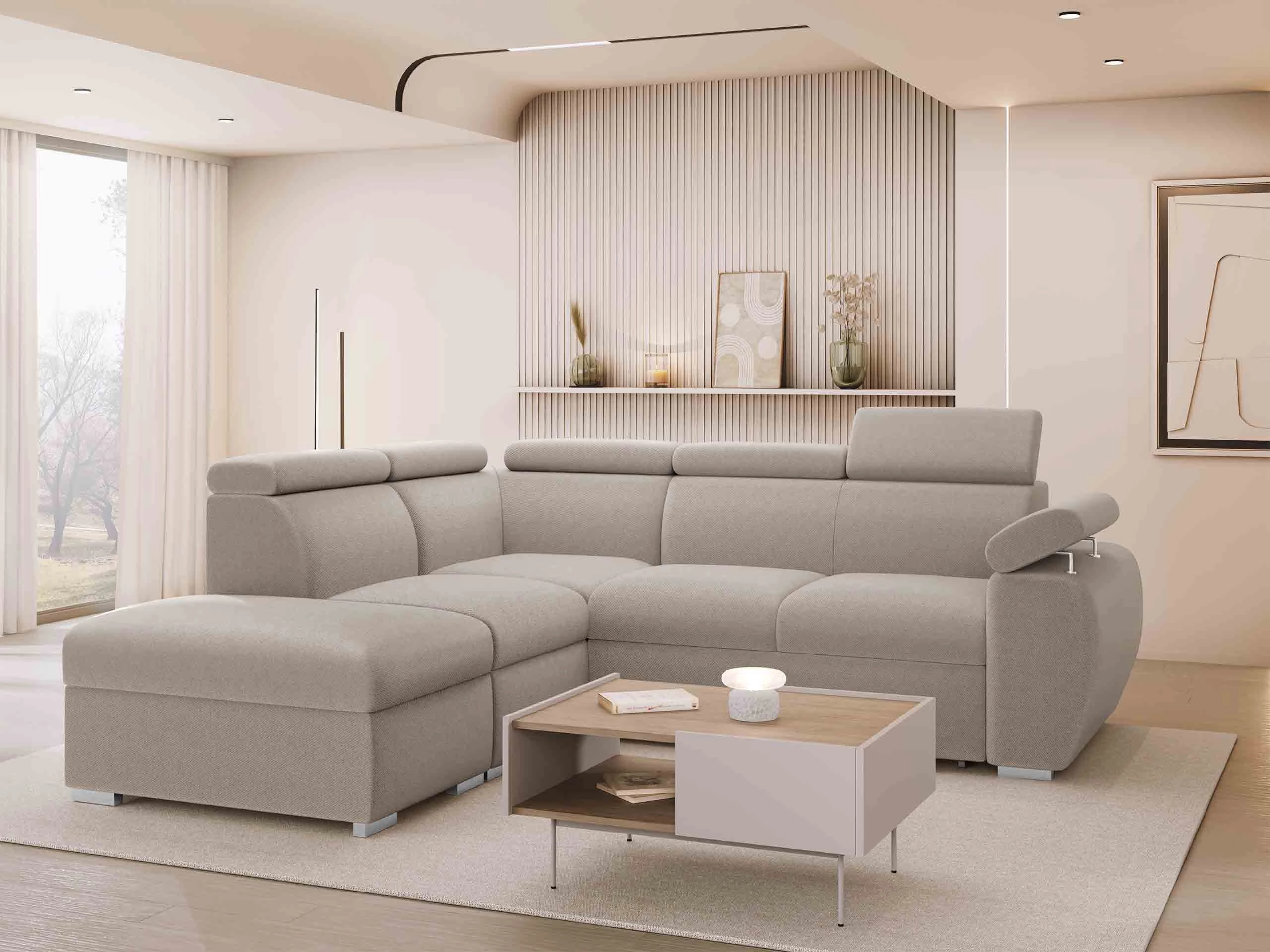 Corner sofa Columbus 228 (Paros 02)