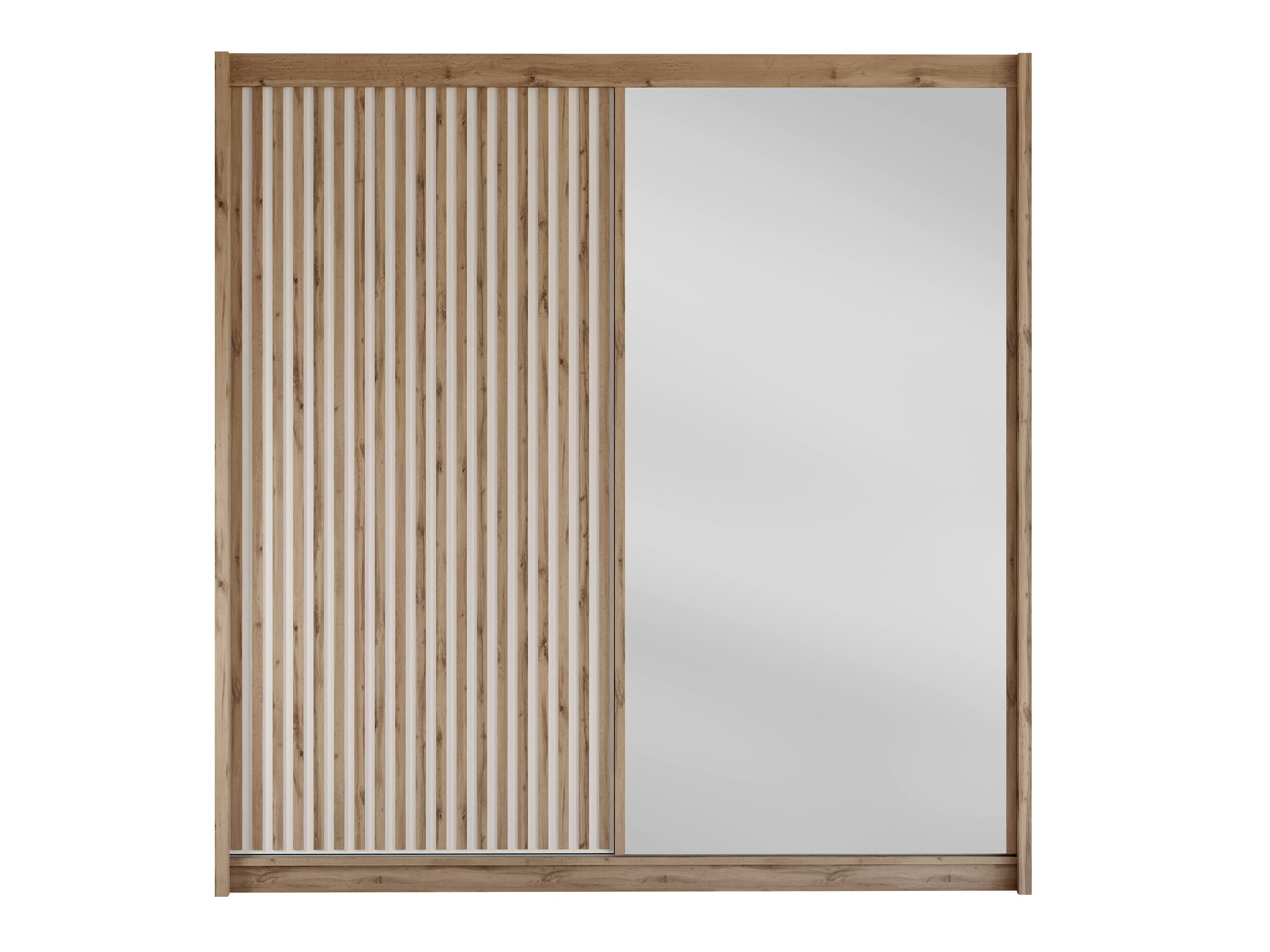 Wardrobe Honolulu 274 (Cashmere + Wotan Oak)