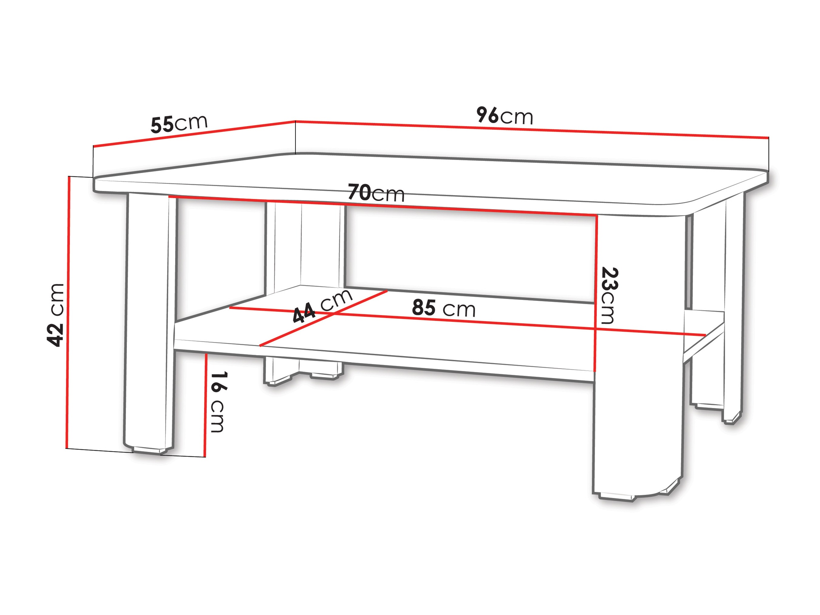 Coffee table Charlotte 213 (Cashmere)