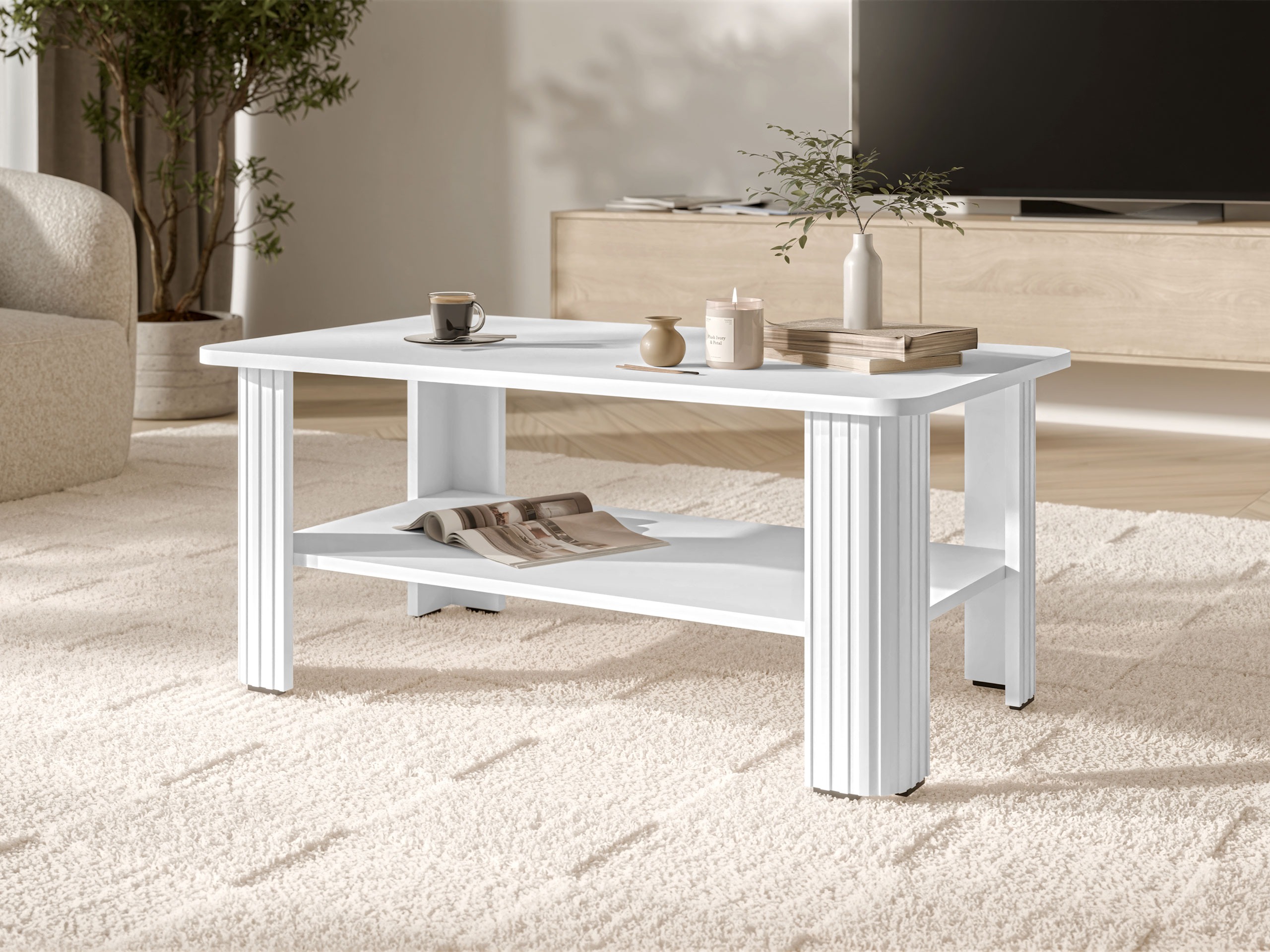 Coffee table Charlotte 213 (White)