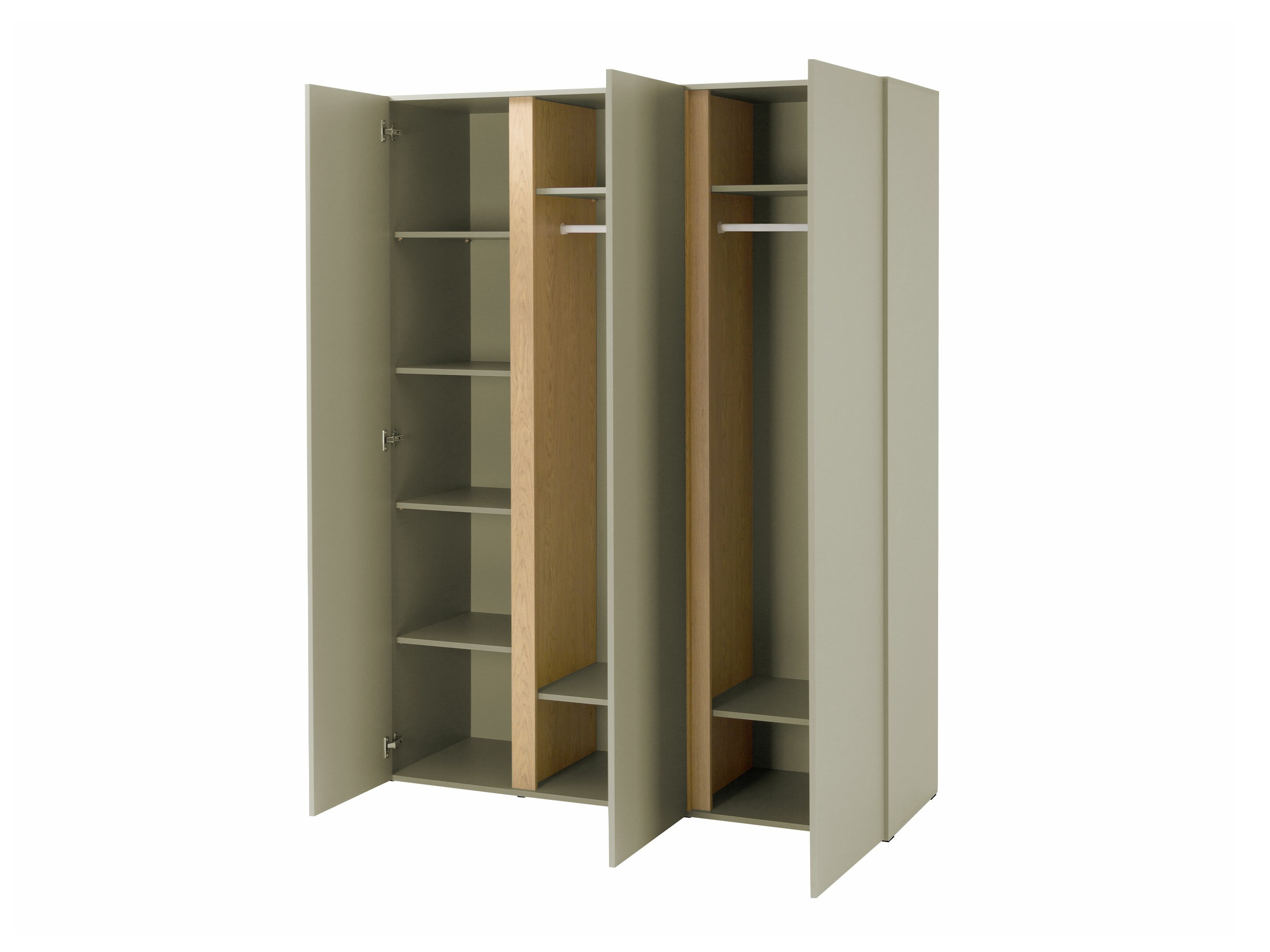Wardrobe Fiosono 100 (Beige + Light oak)