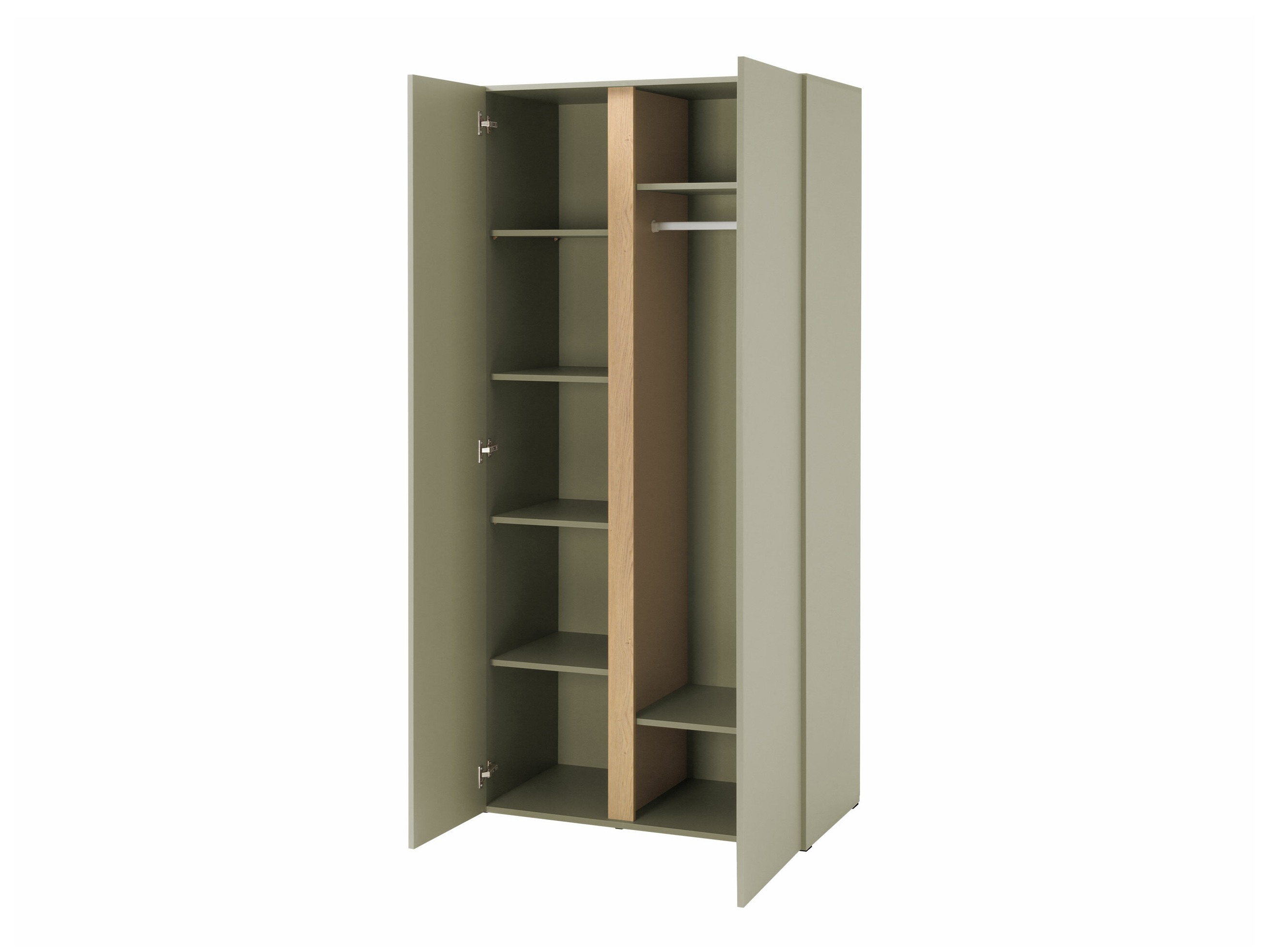 Wardrobe Fiosono 102 (Beige + Light oak)