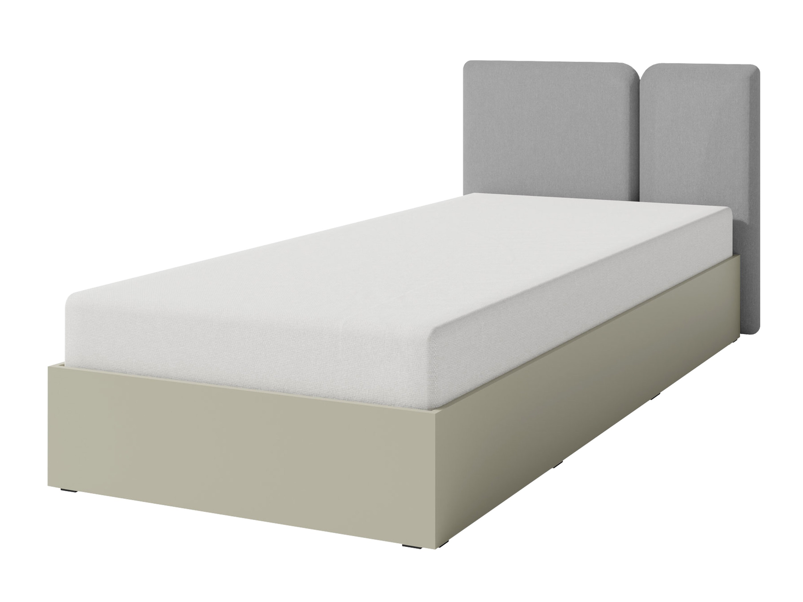 Bed Fiosono 112 (Dusty green + Oak)
