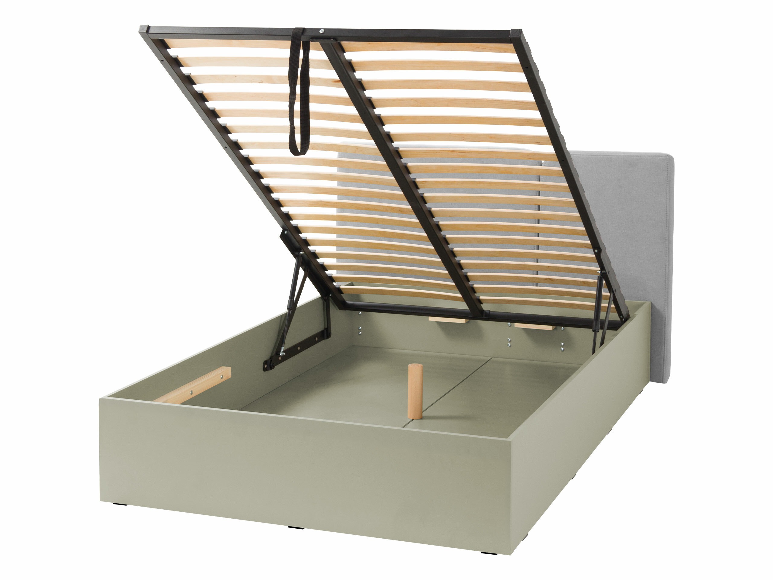 Bed Fiosono 112 (Dusty green + Oak)