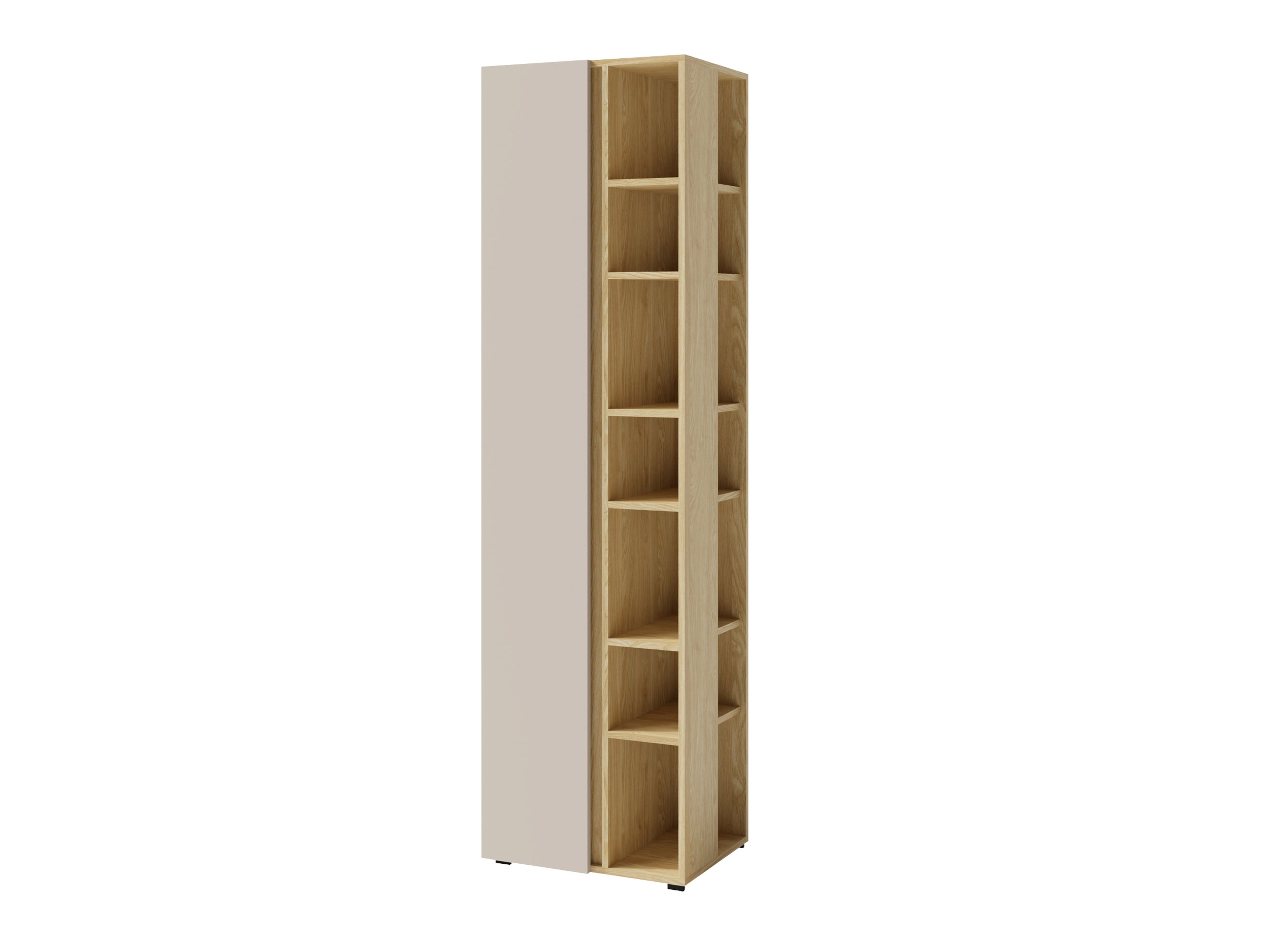 Bookcase Fiosono 103 (Beige + Light oak)