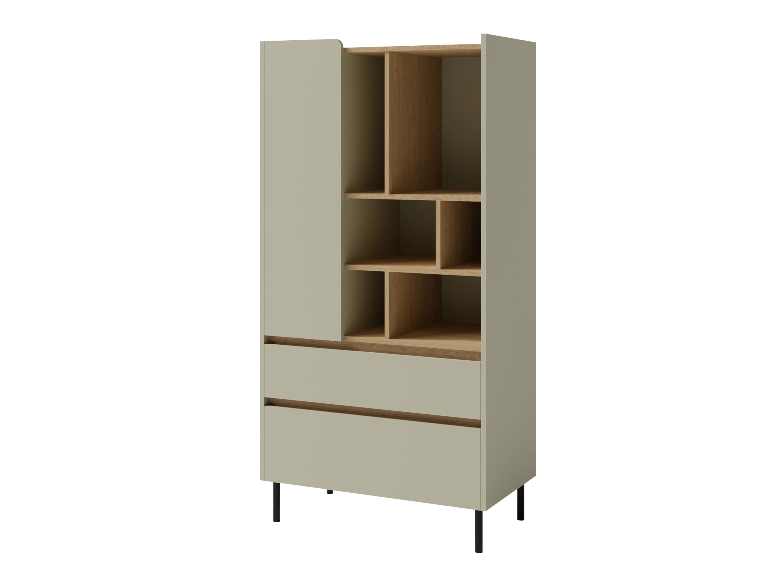 Bookcase Fiosono 105 (Eucalyptus + Oak)