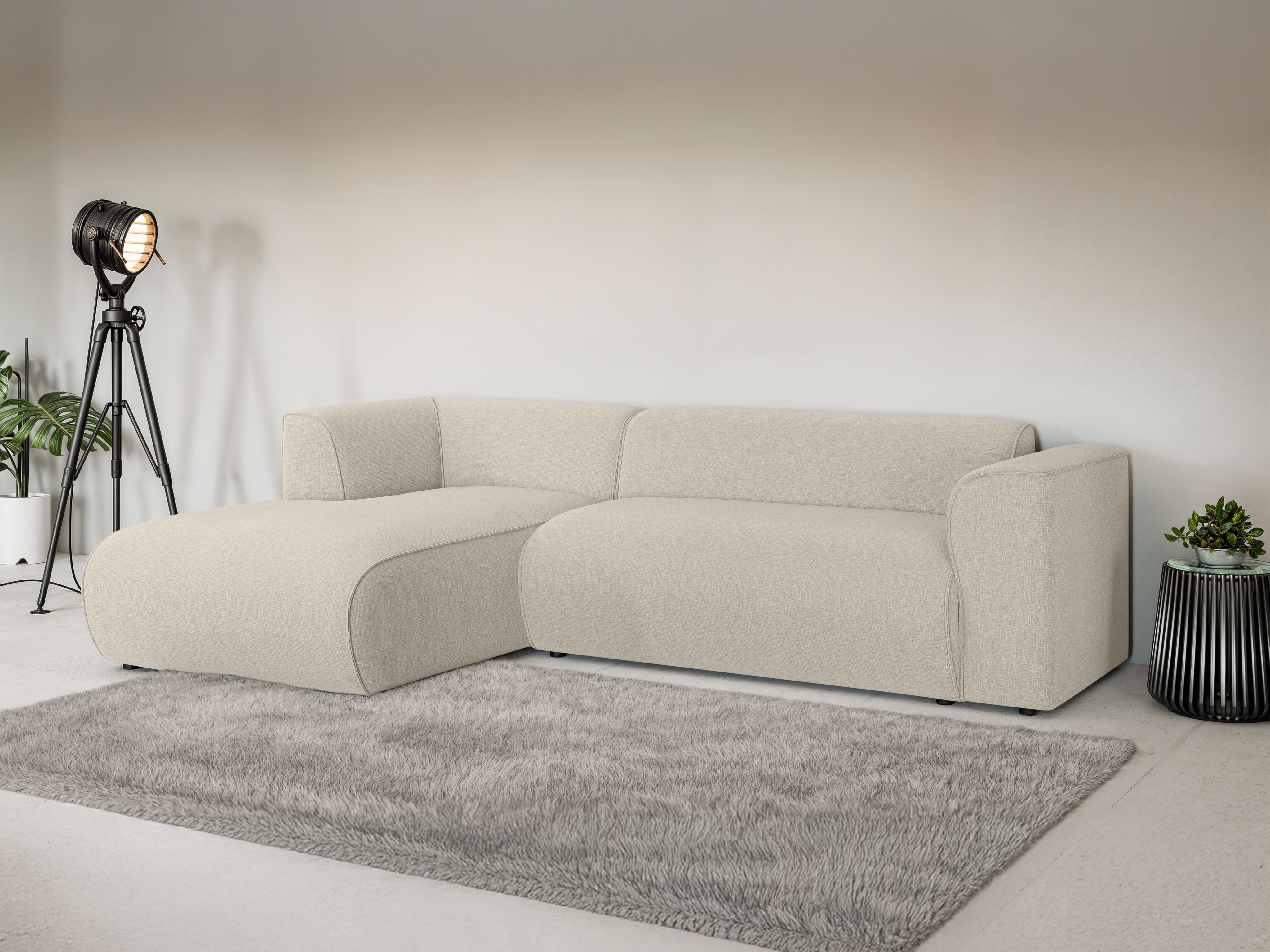 Corner sofa Rocklin 124 (Barrel 04)