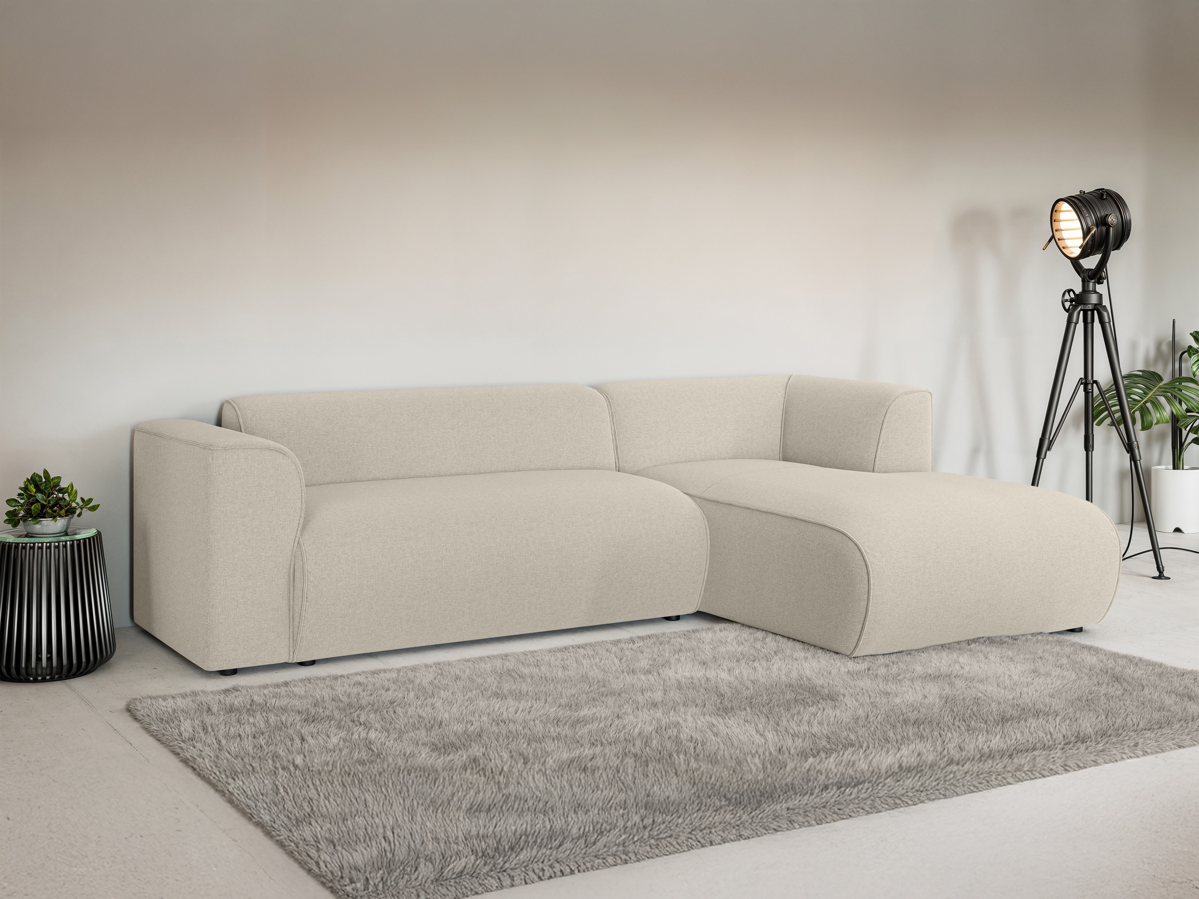 Corner sofa Rocklin 124 (Barrel 04)
