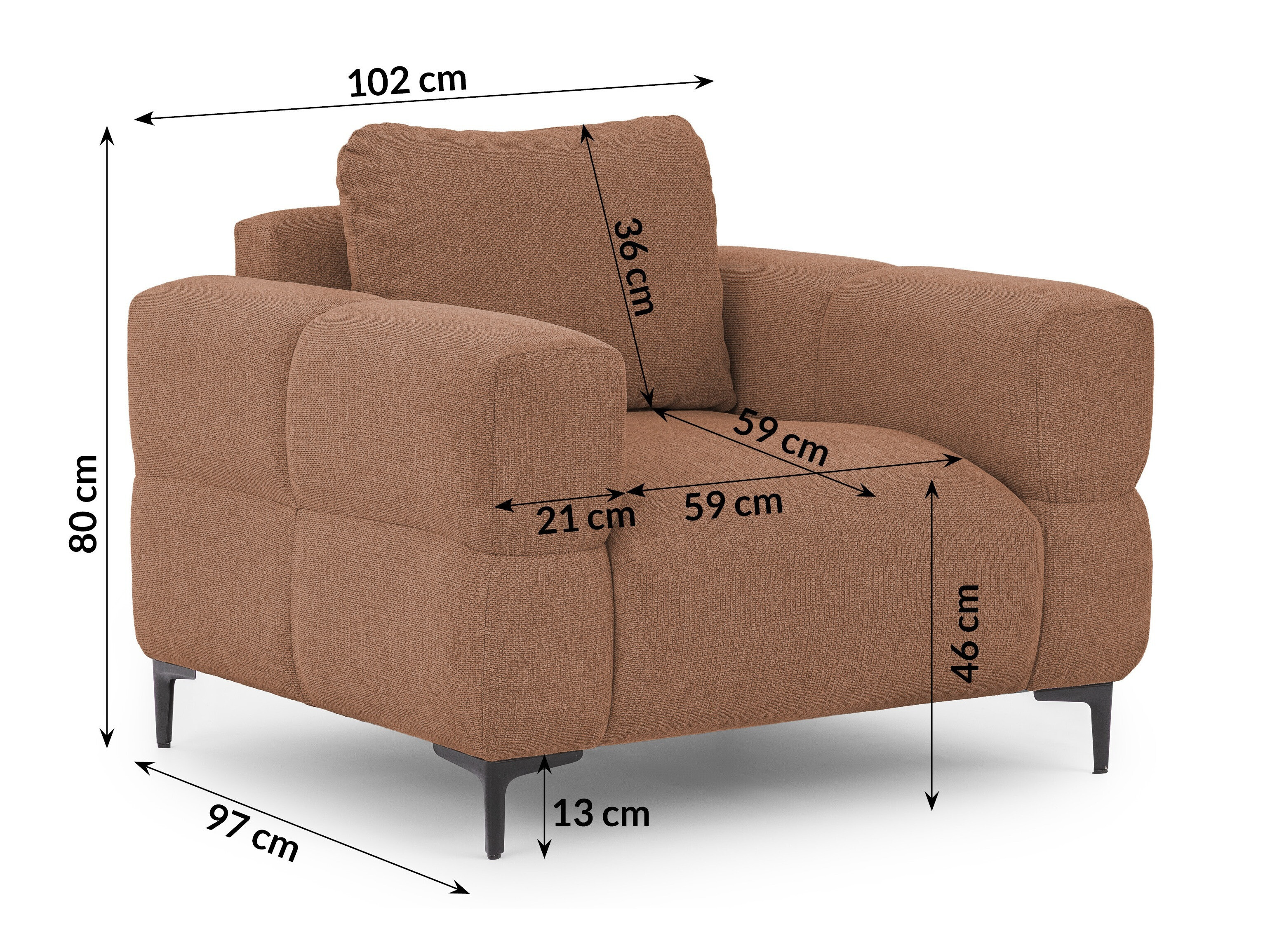 Armchair Rocklin 136 (Aragon 59)