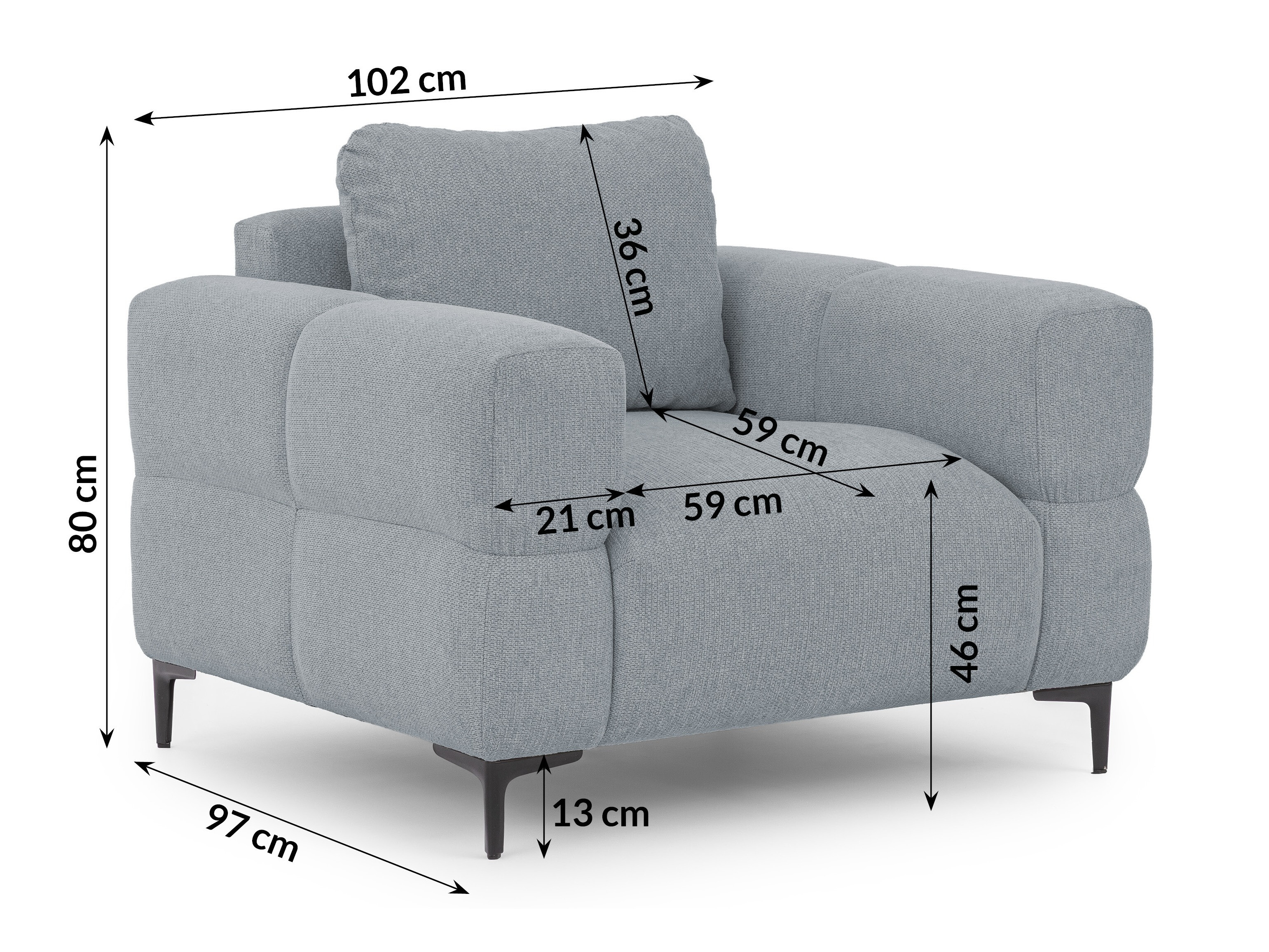 Armchair Rocklin 136 (Aragon 90)