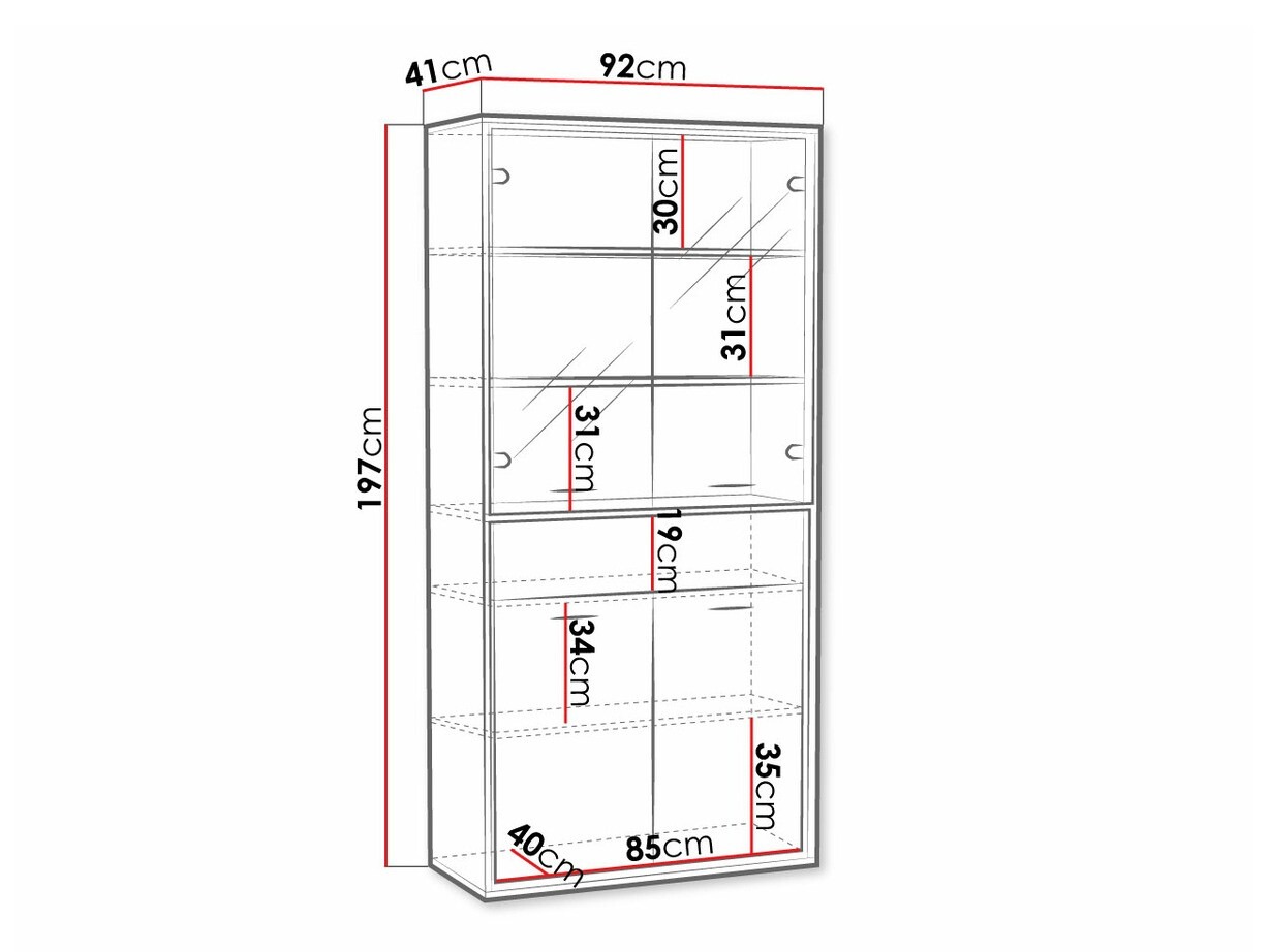 Bookcase Etrmoni 102 (Light wood)