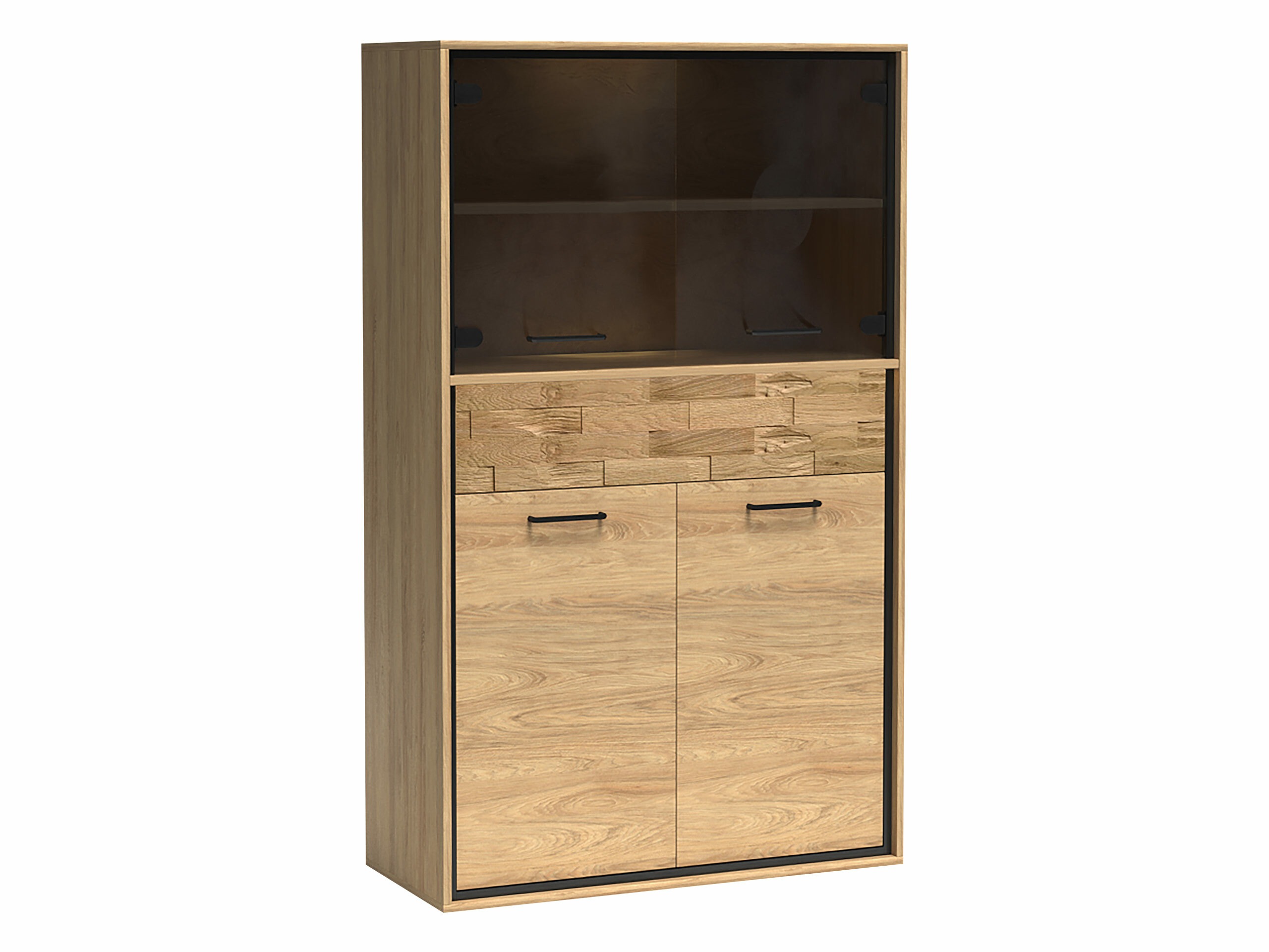 Bookcase Etrmoni 107 (Light wood + Oak)