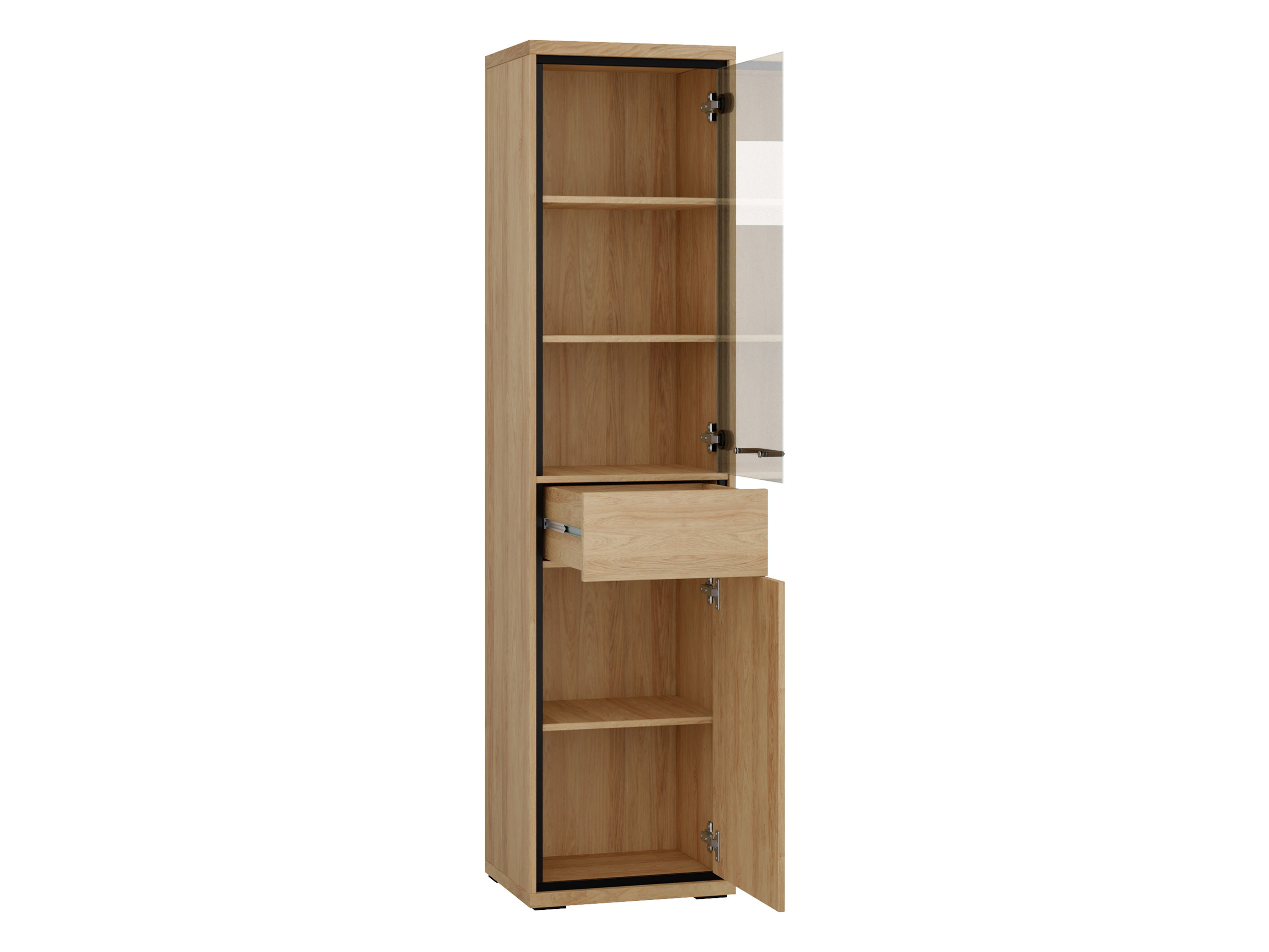 Bookcase Etrmoni 108 (Light wood + Oak)