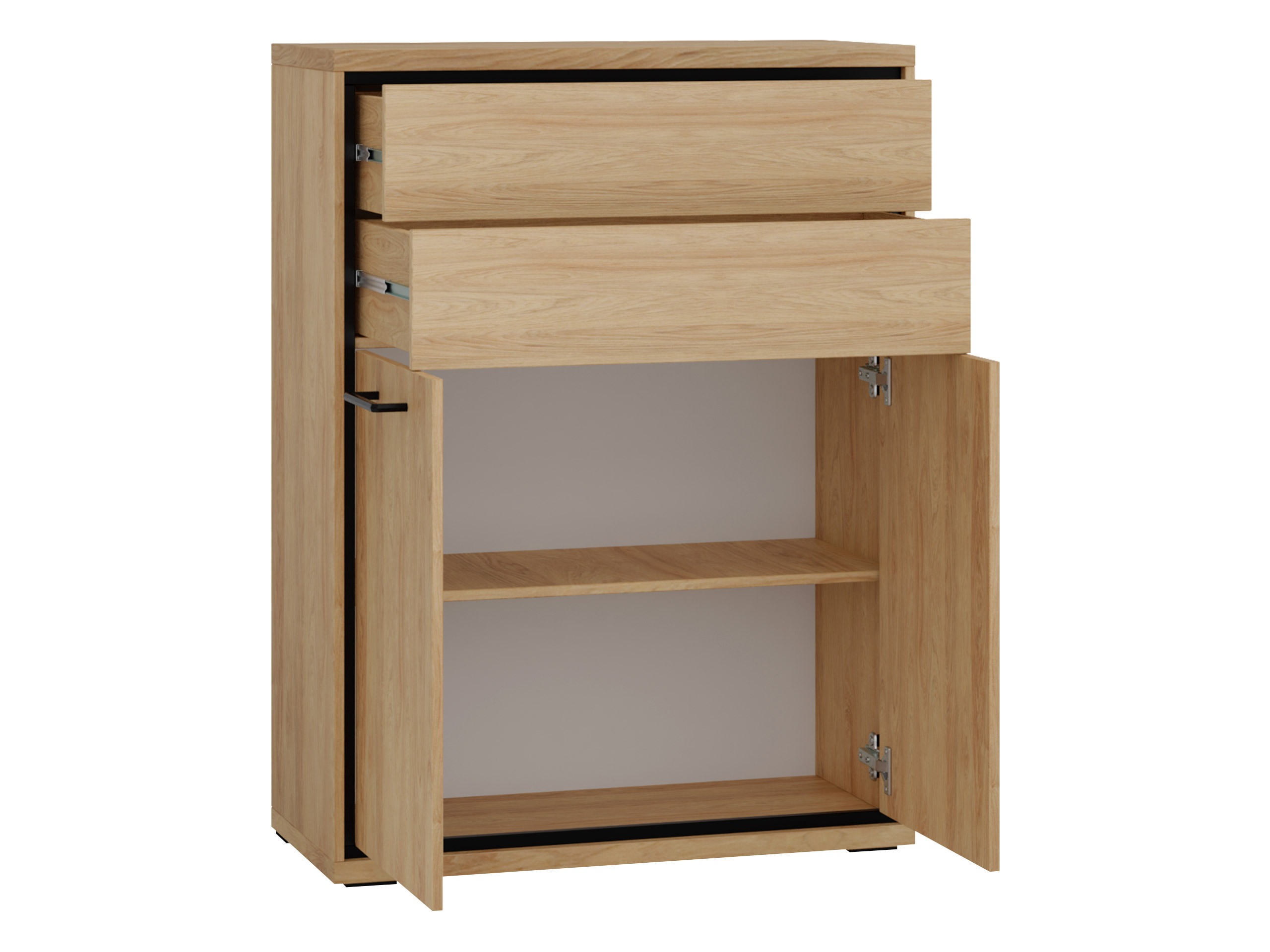 Chest of drawers Etrmoni 103 (Light wood + Oak)