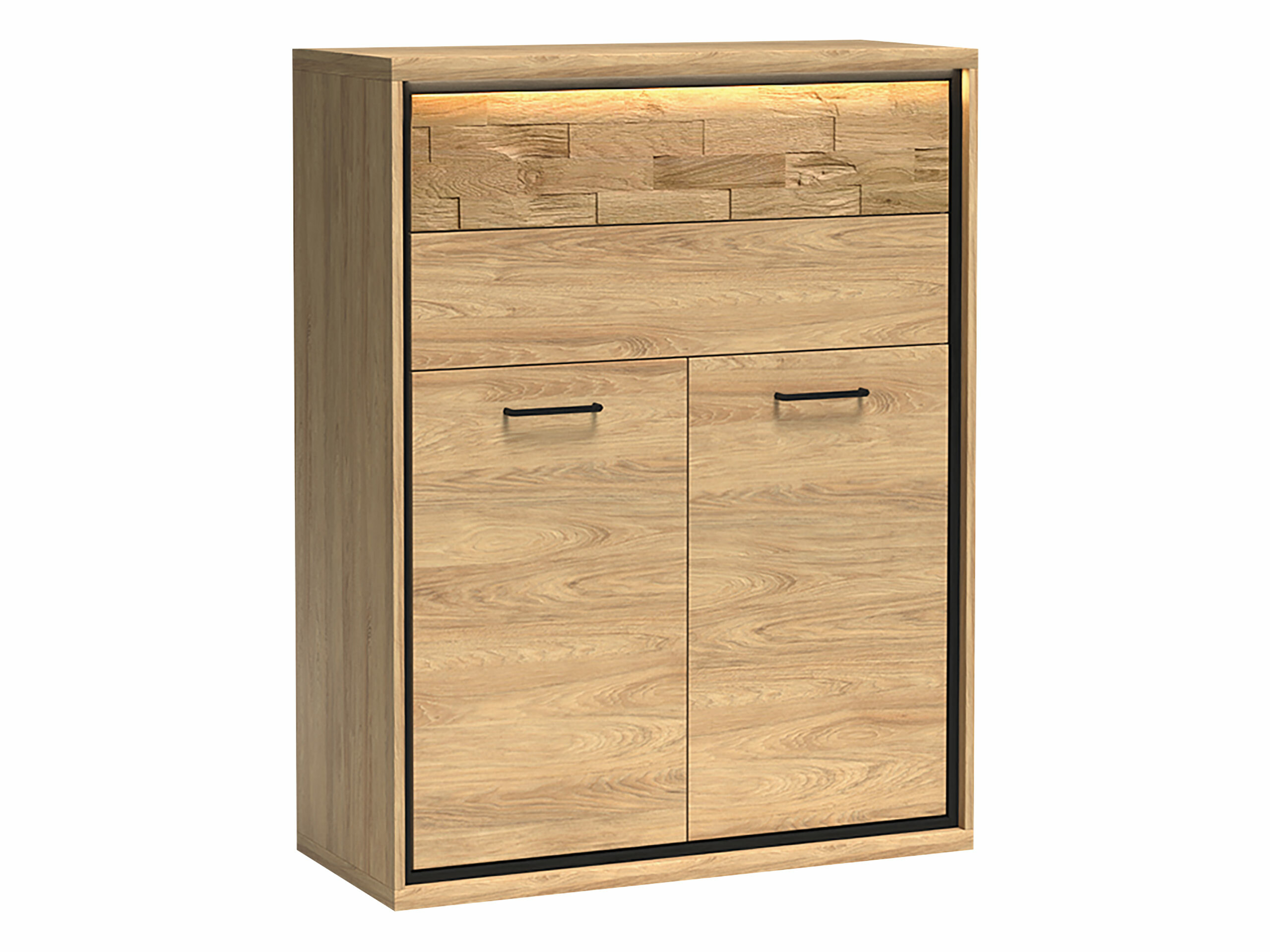 Chest of drawers Etrmoni 103 (Light wood + Oak)