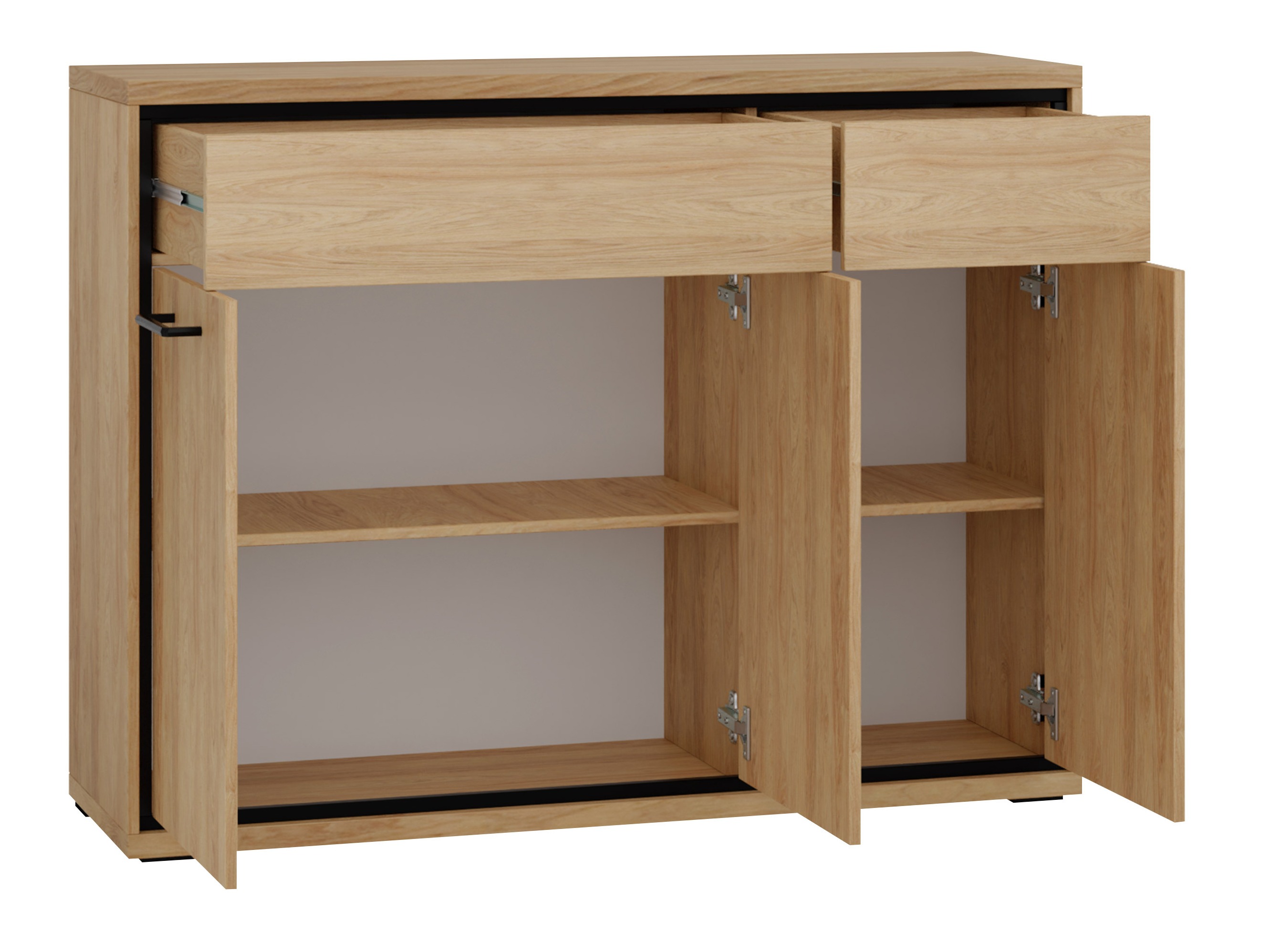 Chest of drawers Etrmoni 104 (Light wood + Oak)