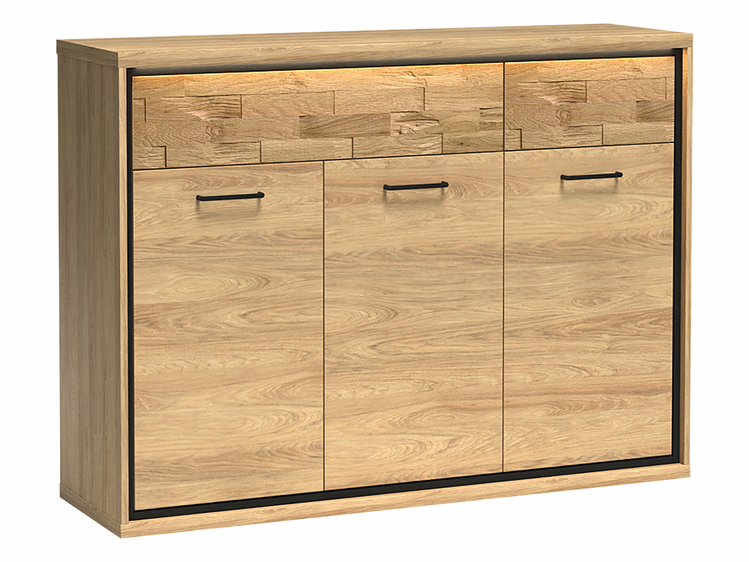 Chest of drawers Etrmoni 104 (Light wood + Oak)
