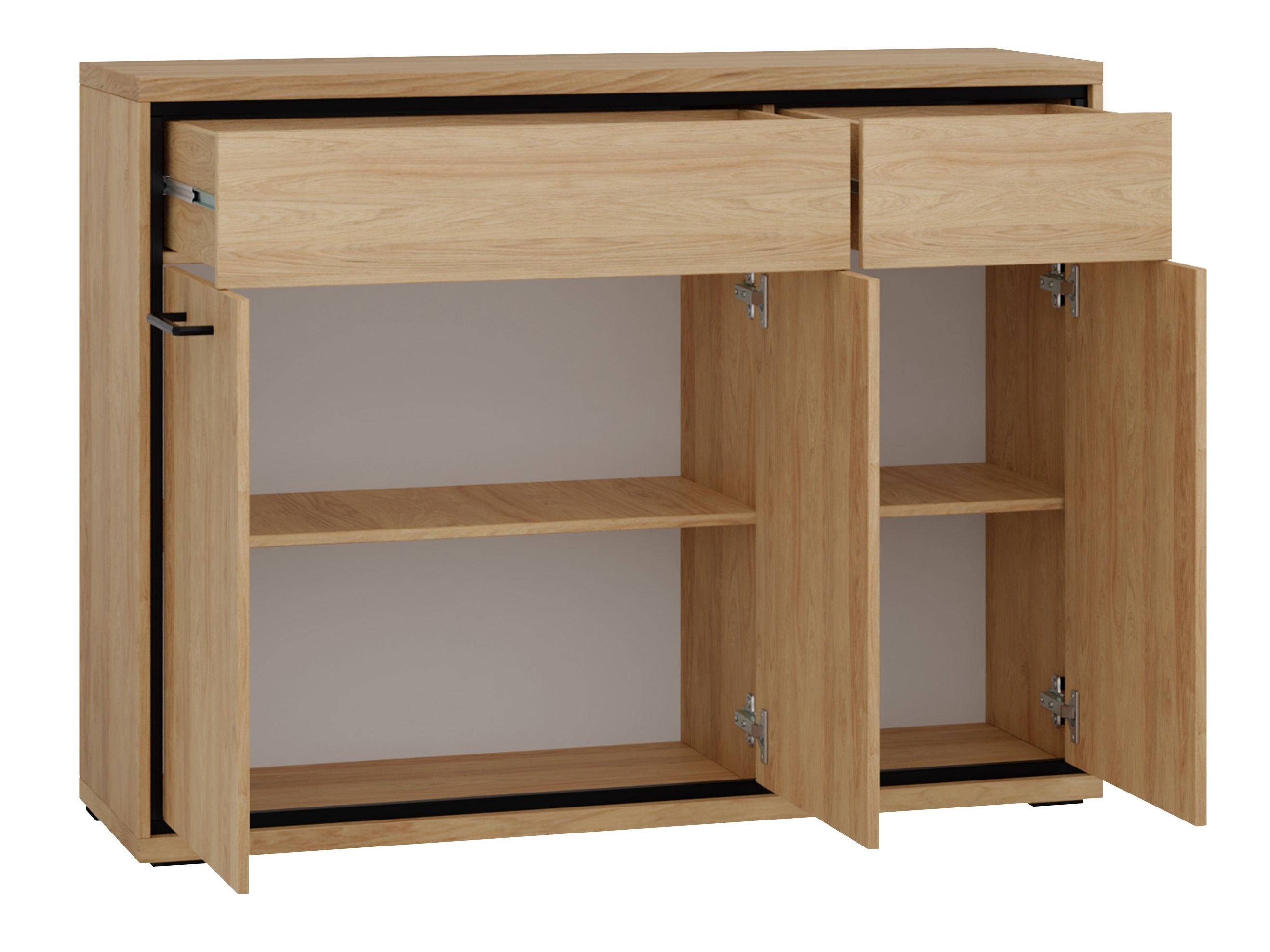 Chest of drawers Etrmoni 104 (Light wood + Oak)