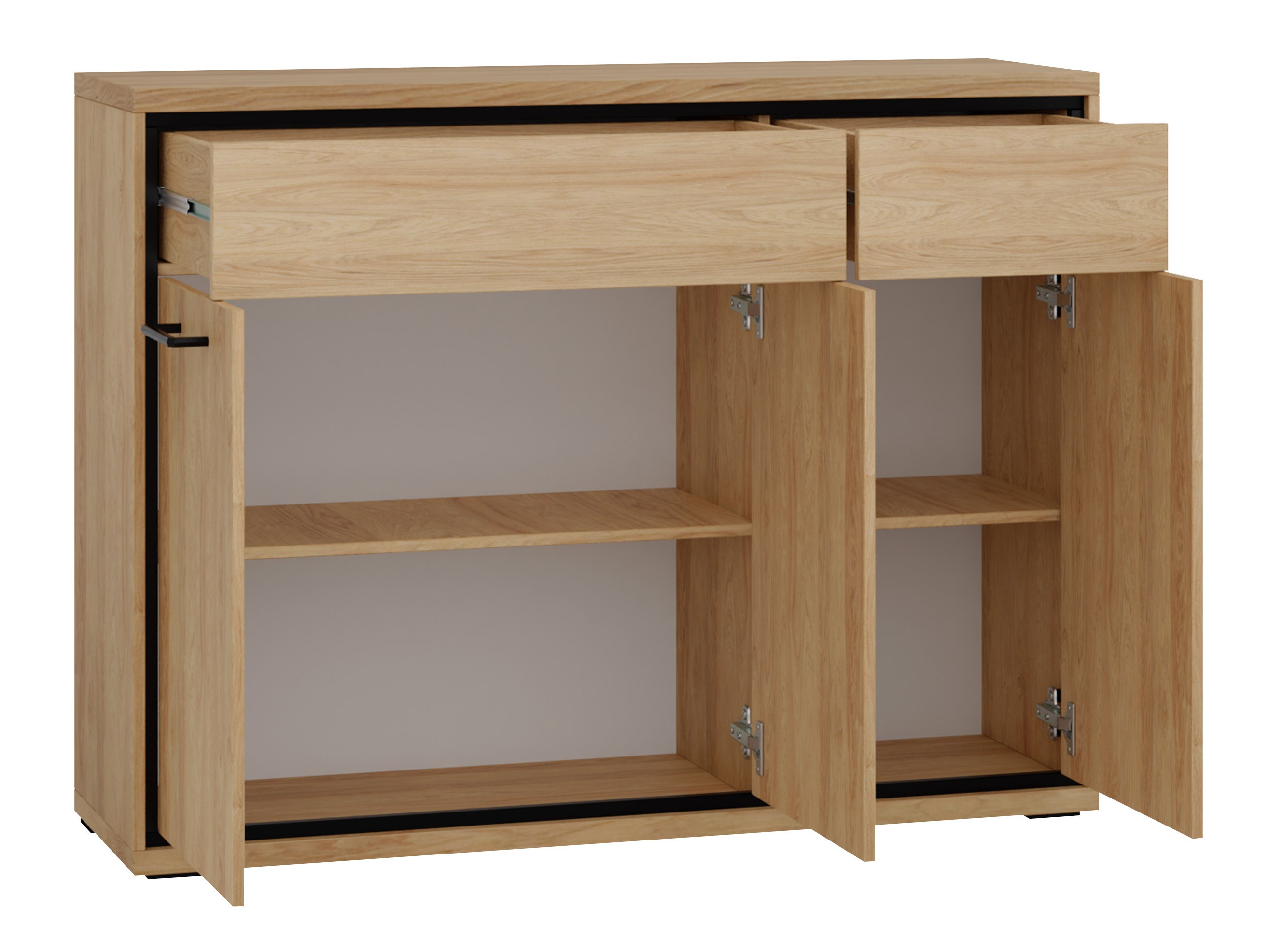 Chest of drawers Etrmoni 104 (Light wood + Oak)