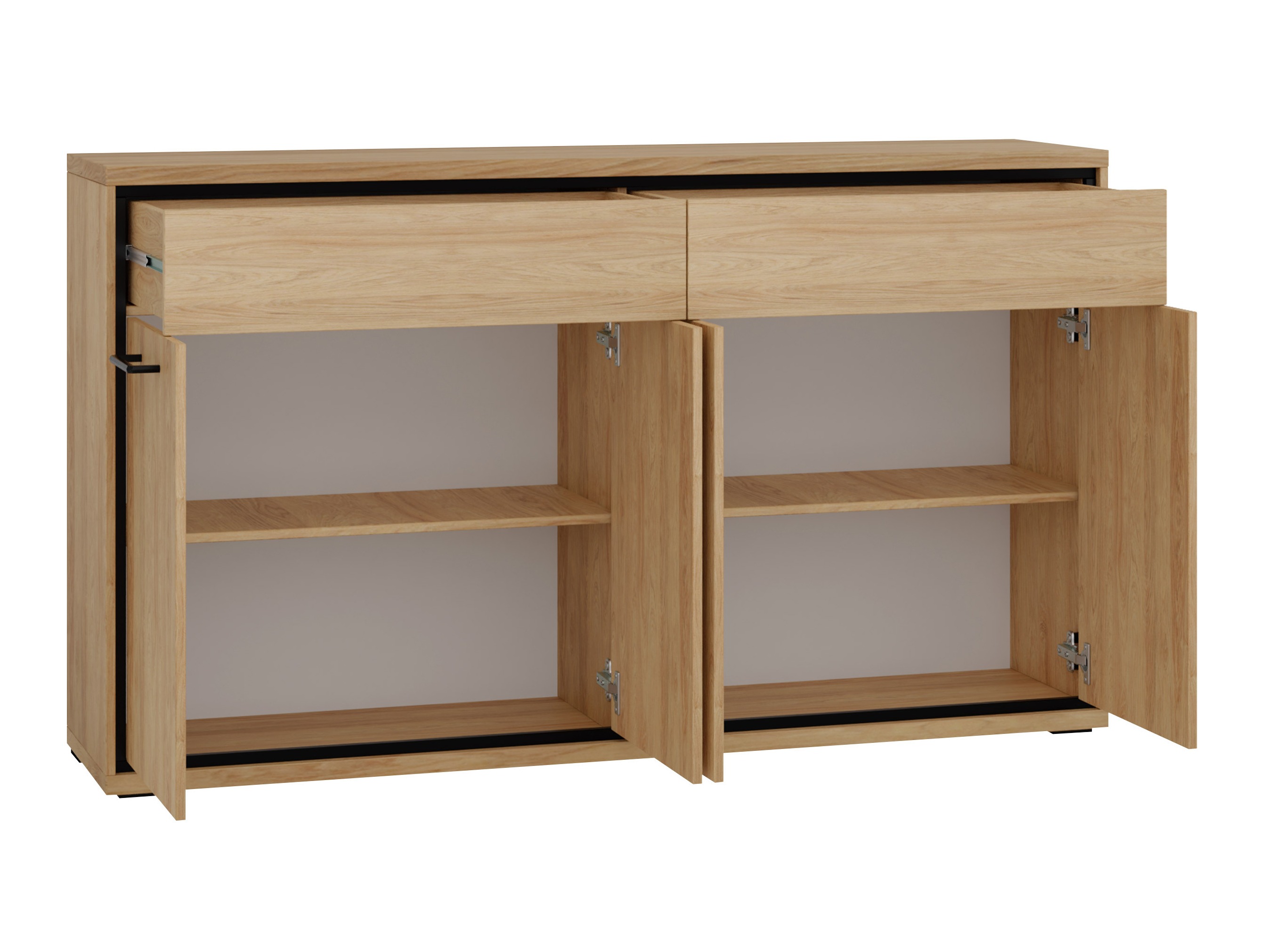 Chest of drawers Etrmoni 105 (Light wood + Oak)