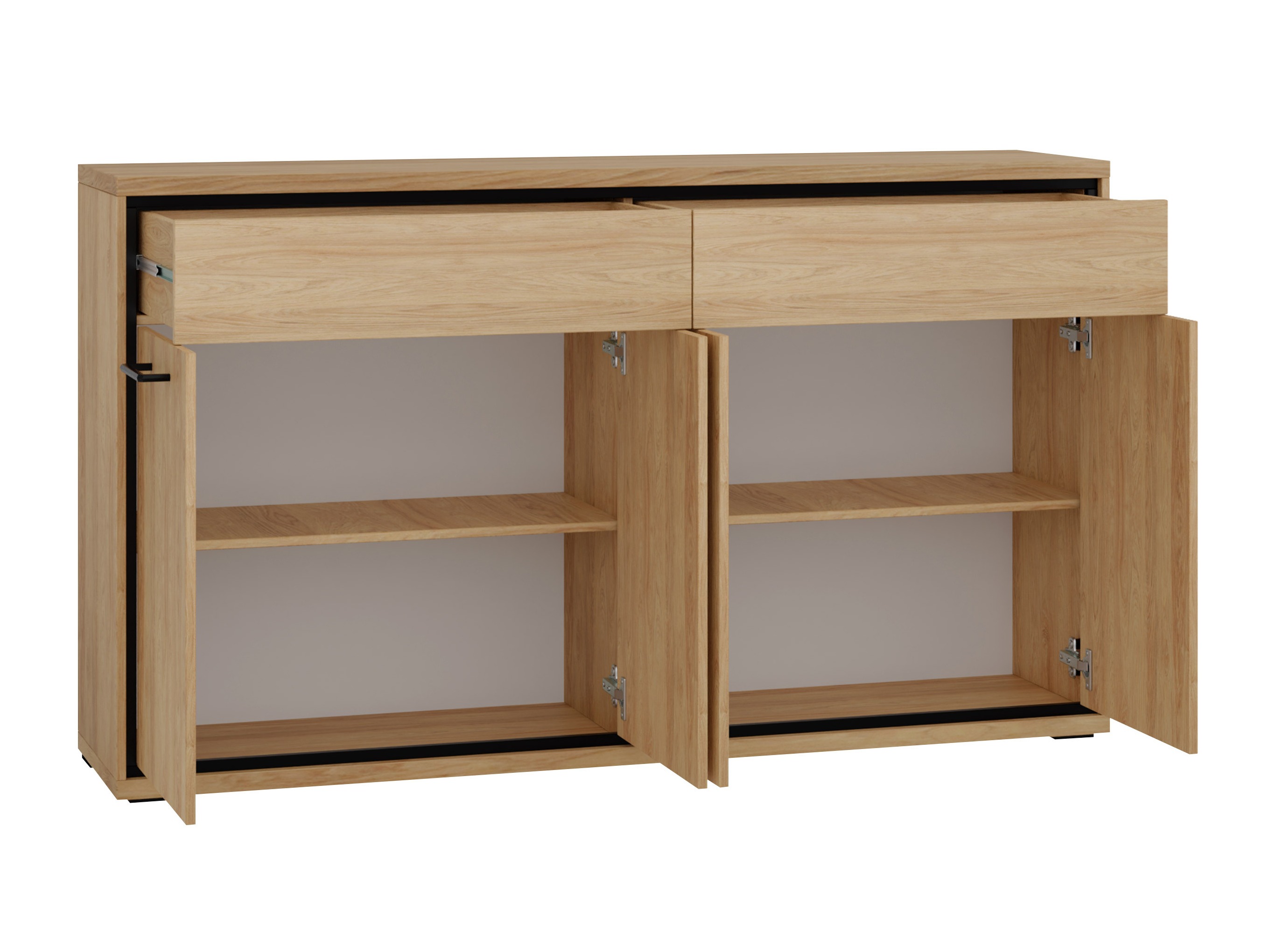 Chest of drawers Etrmoni 105 (Light wood + Oak)