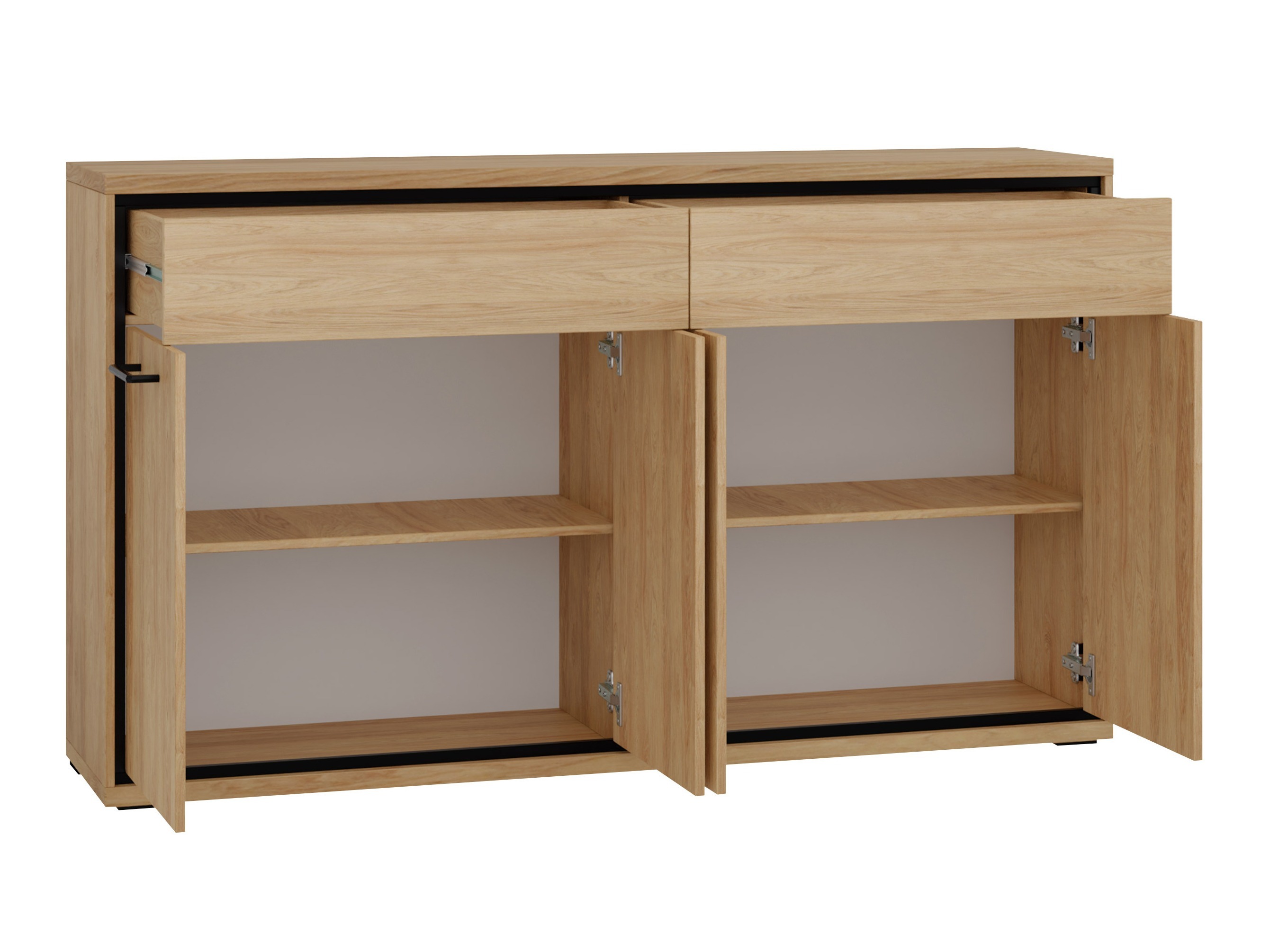 Chest of drawers Etrmoni 105 (Light wood + Oak)